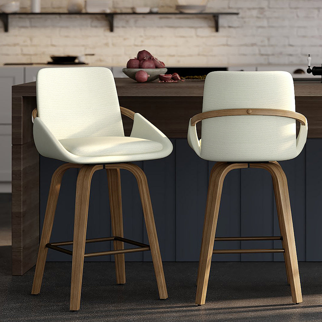 Parker 26" Counter Stool W/Swivel, Set Of 2