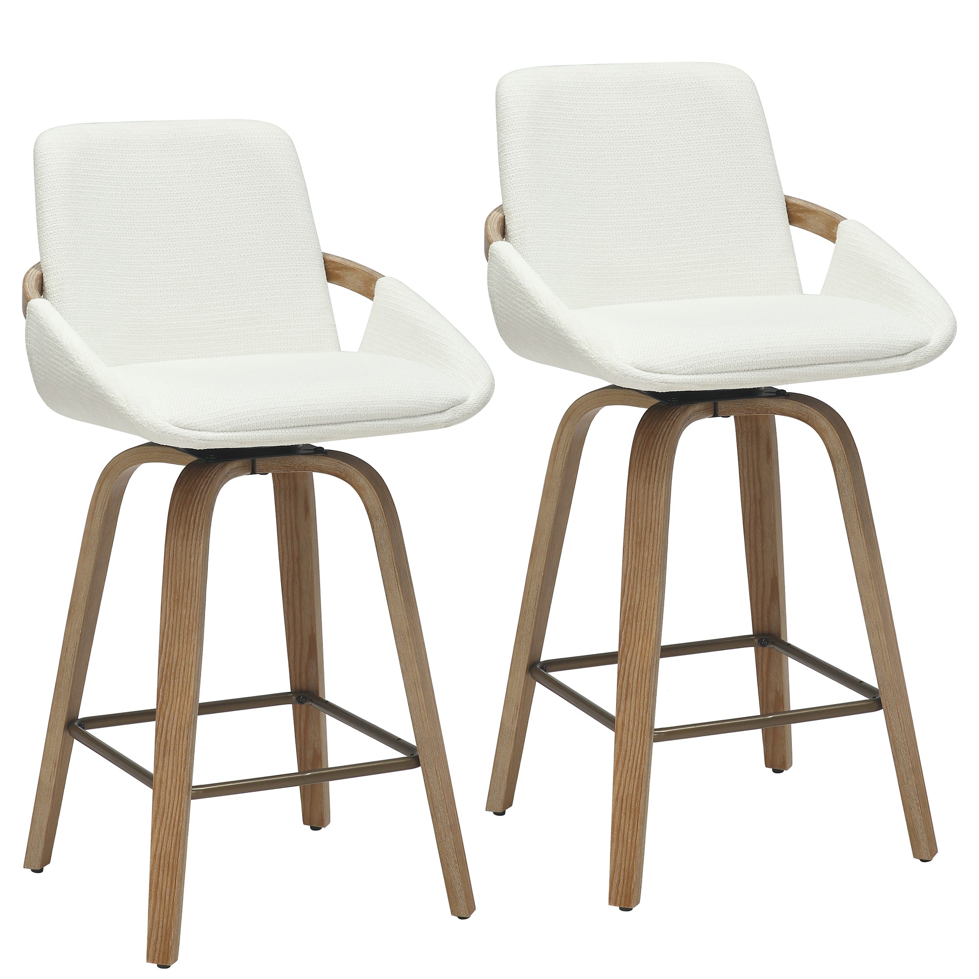 Parker 26" Counter Stool W/Swivel, Set Of 2