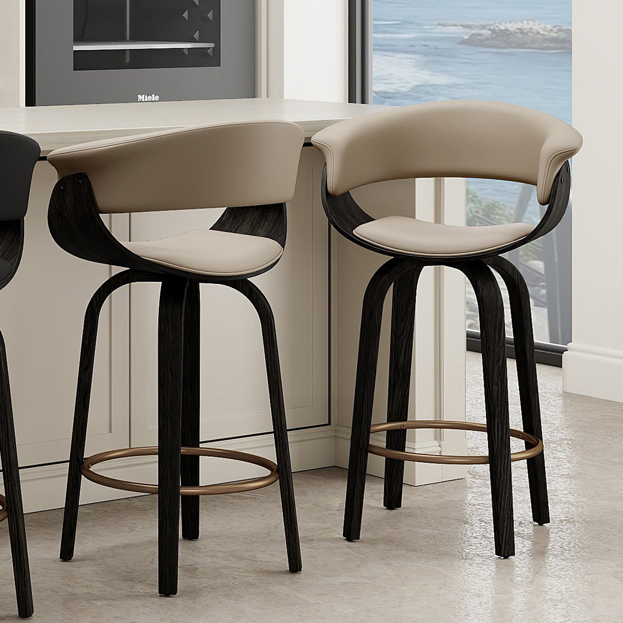Holt 26" Counter Stool W/Swivel, Set Of 2