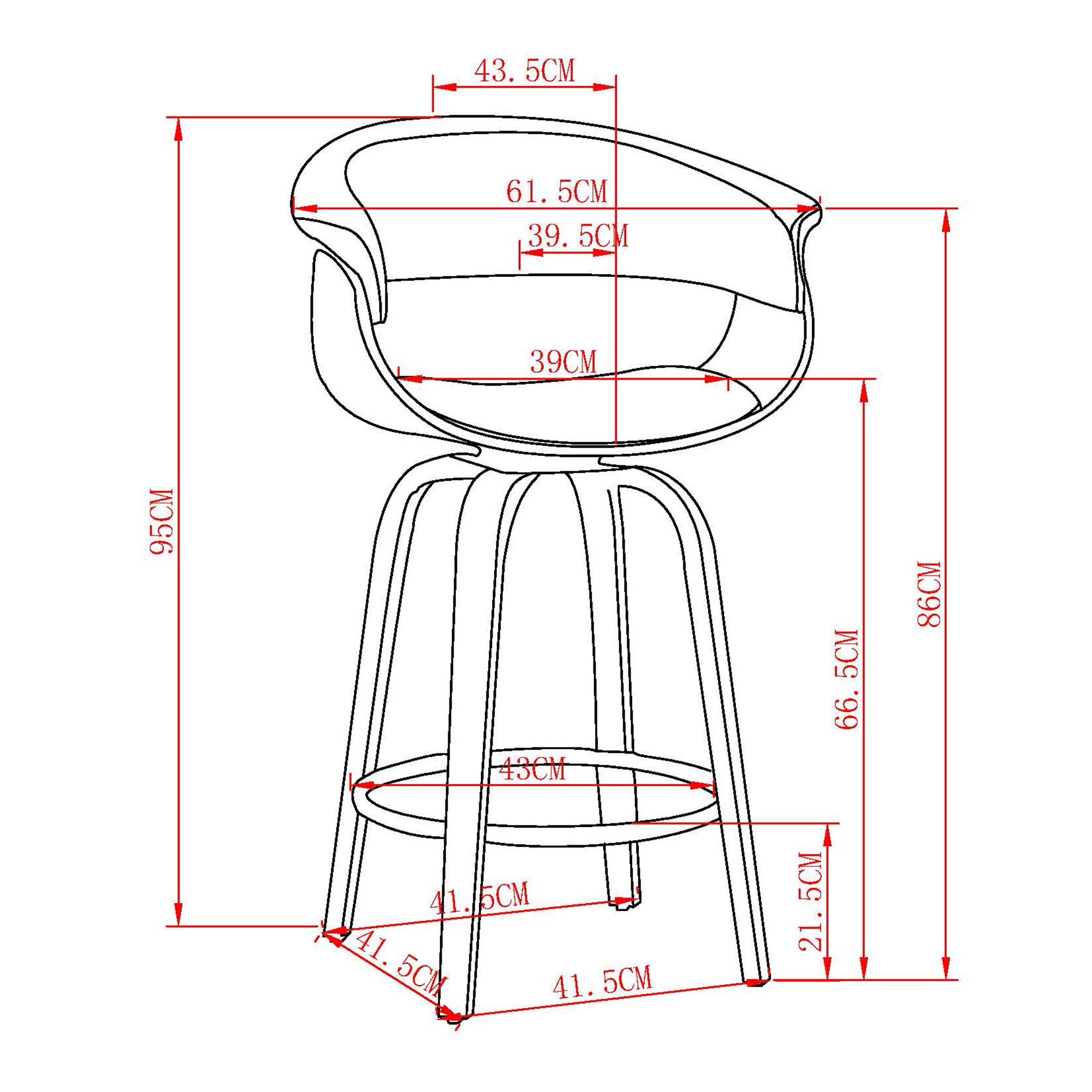 Holt 26" Counter Stool W/Swivel, Set Of 2
