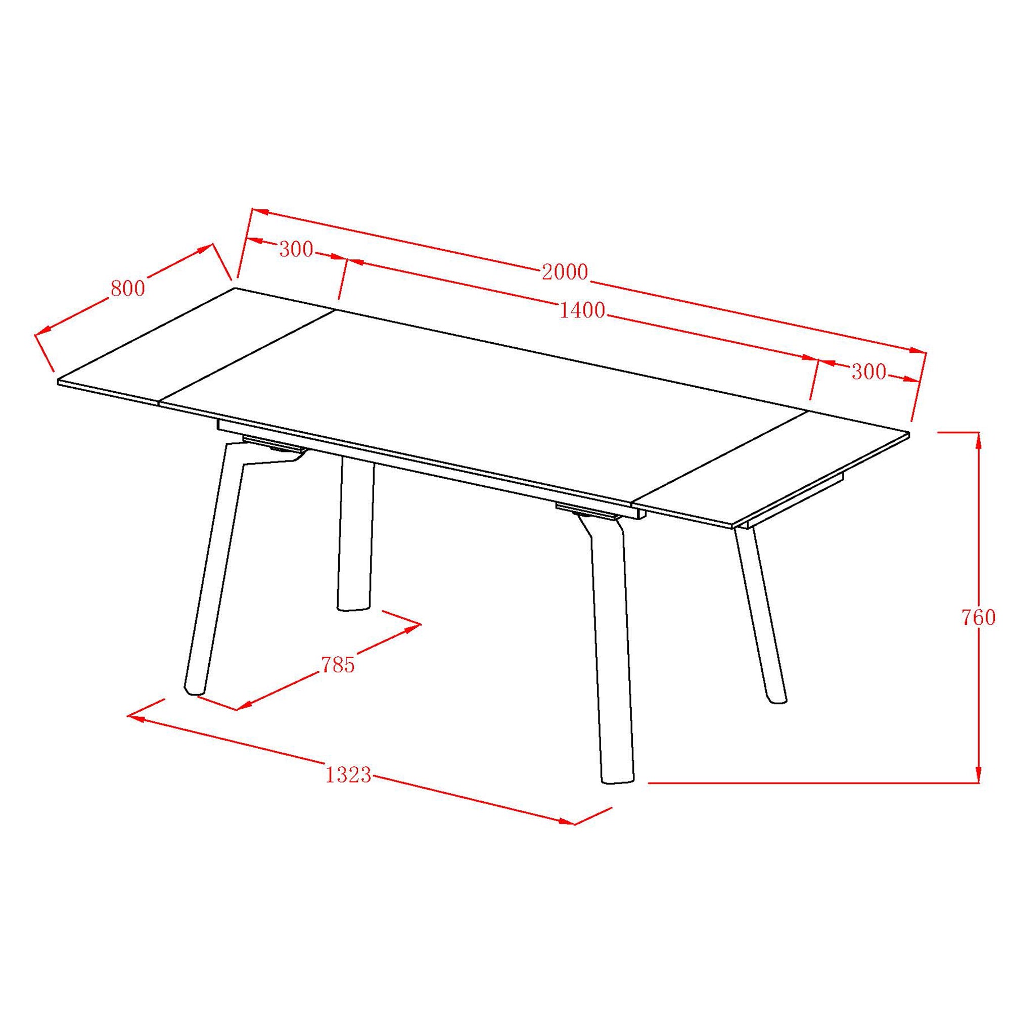 Bellaro/Caspian 7Pc Dining Set