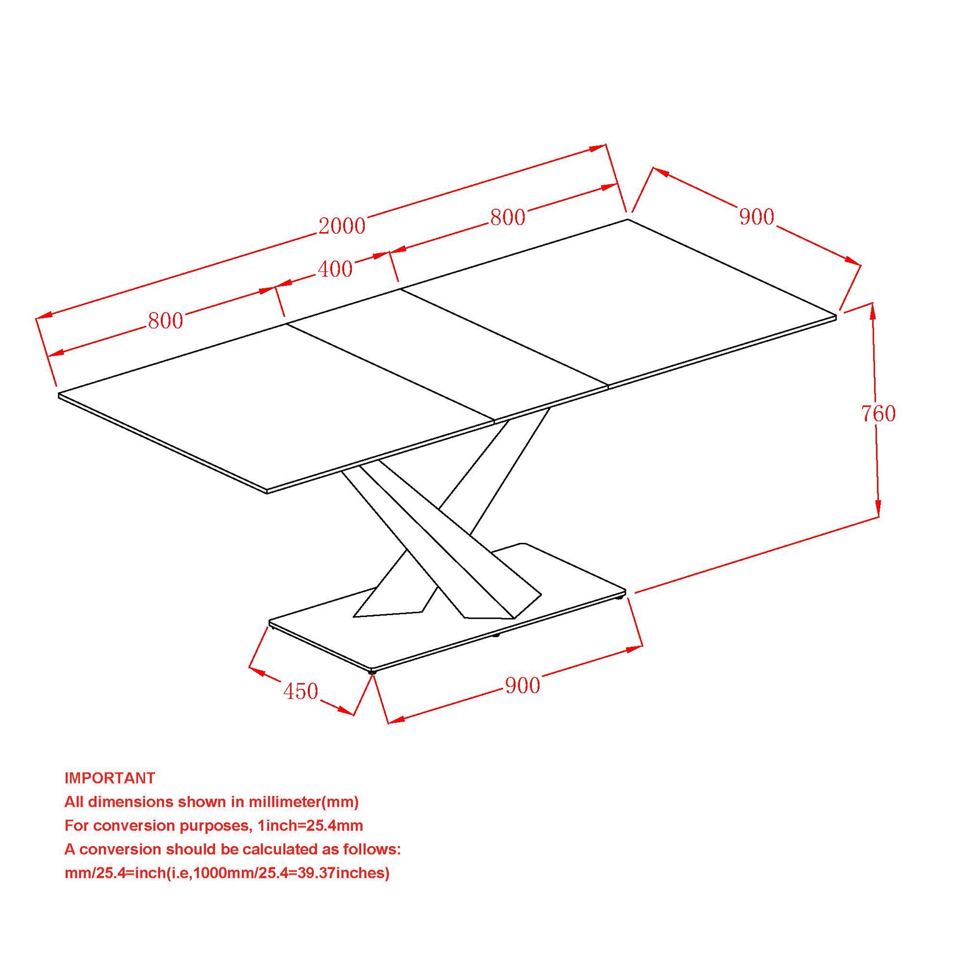 Julius/Scarlet 7Pc Dining Set