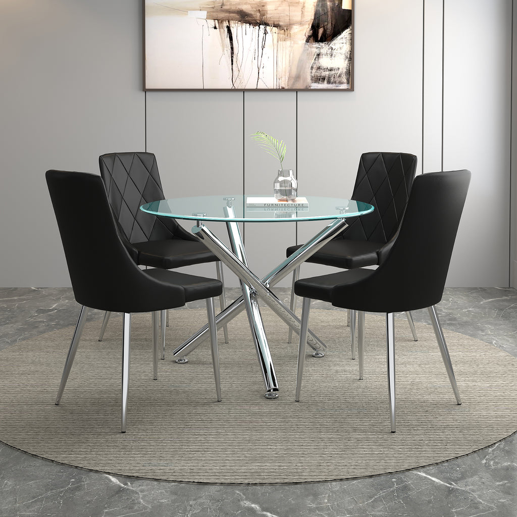 Solara/Devo 5Pc Dining Set