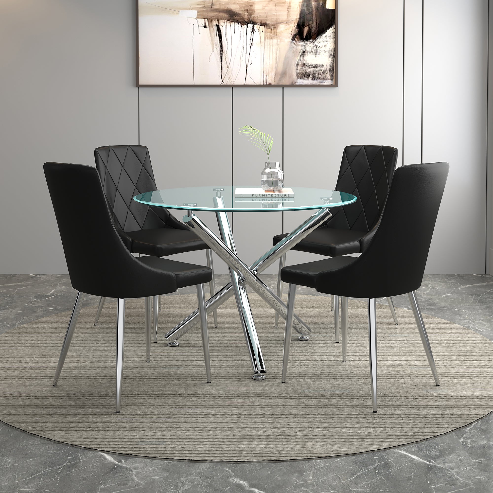 Solara/Devo 5Pc Dining Set