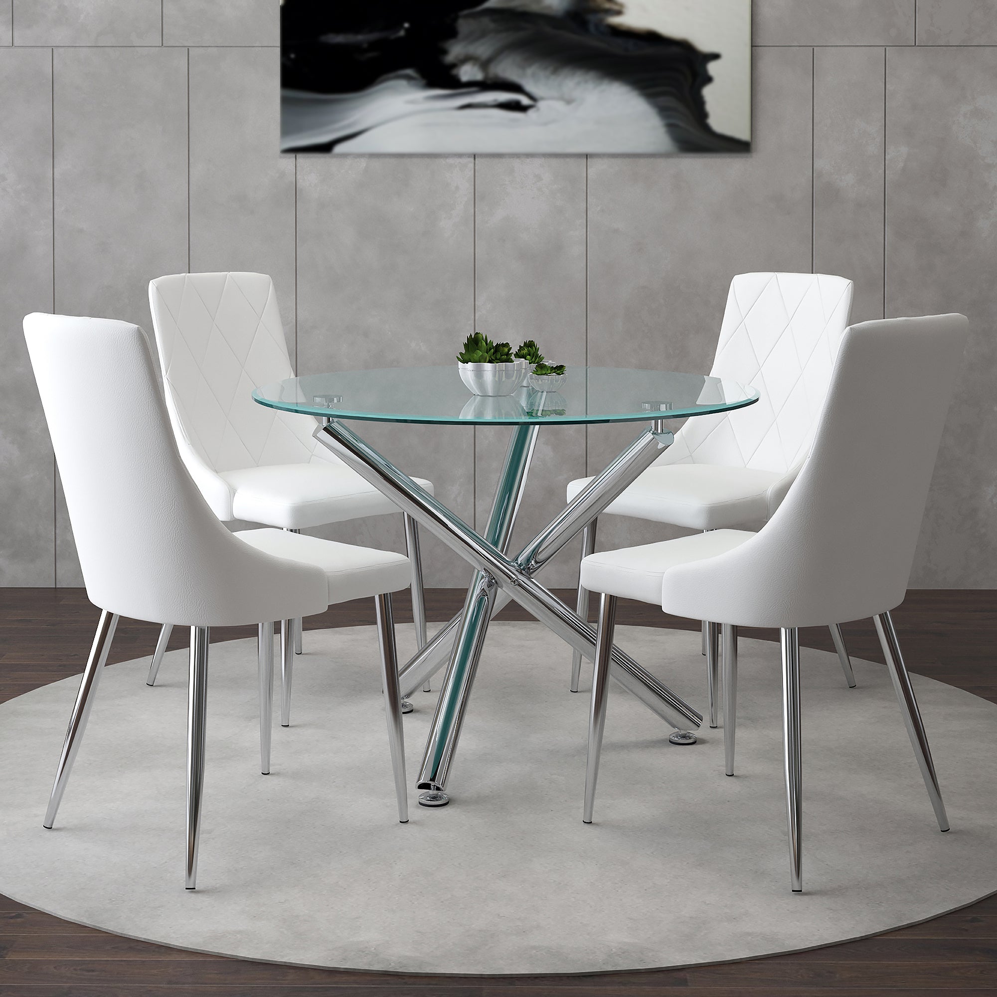 Solara/Devo 5Pc Dining Set