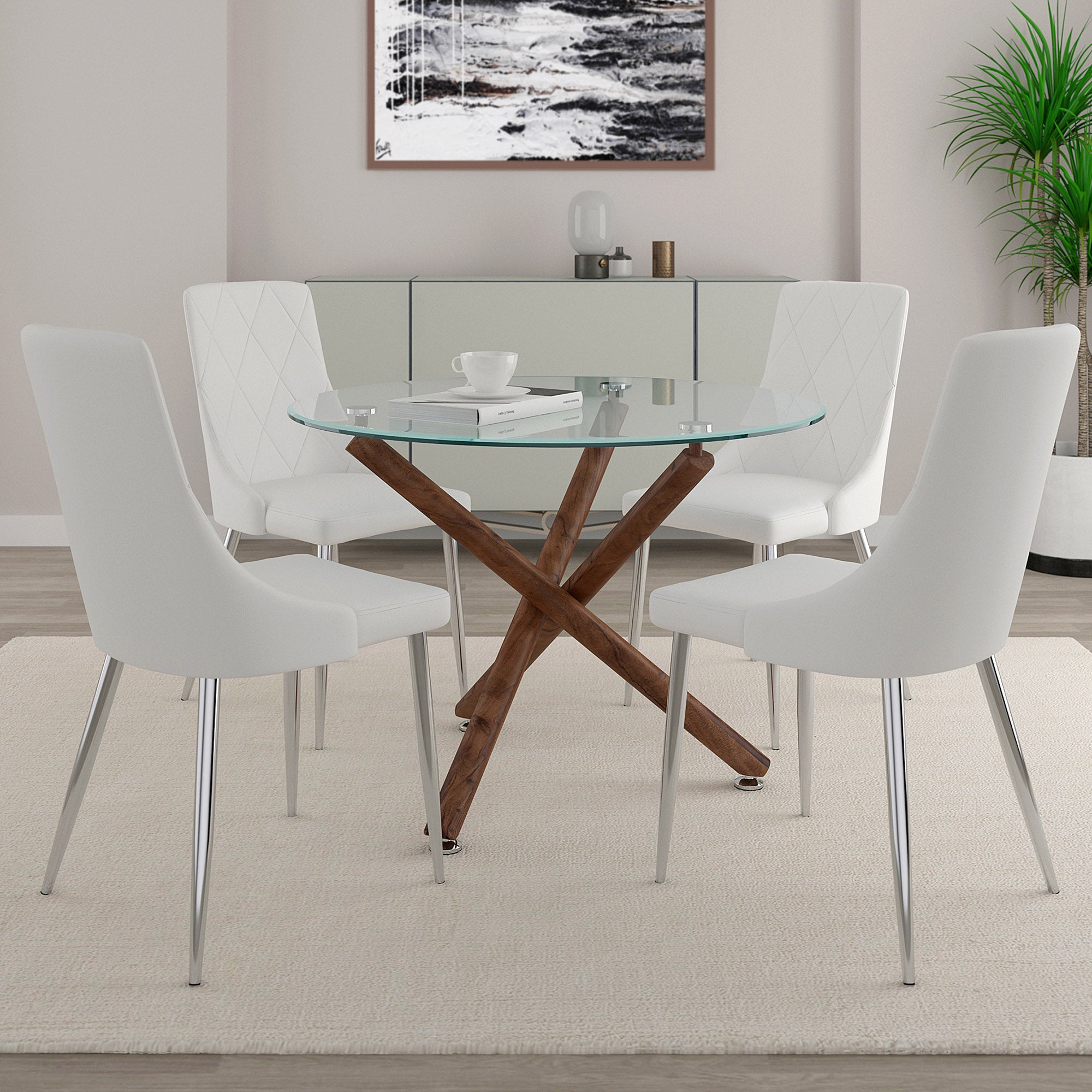 Rocca/Devo 5Pc Dining Set