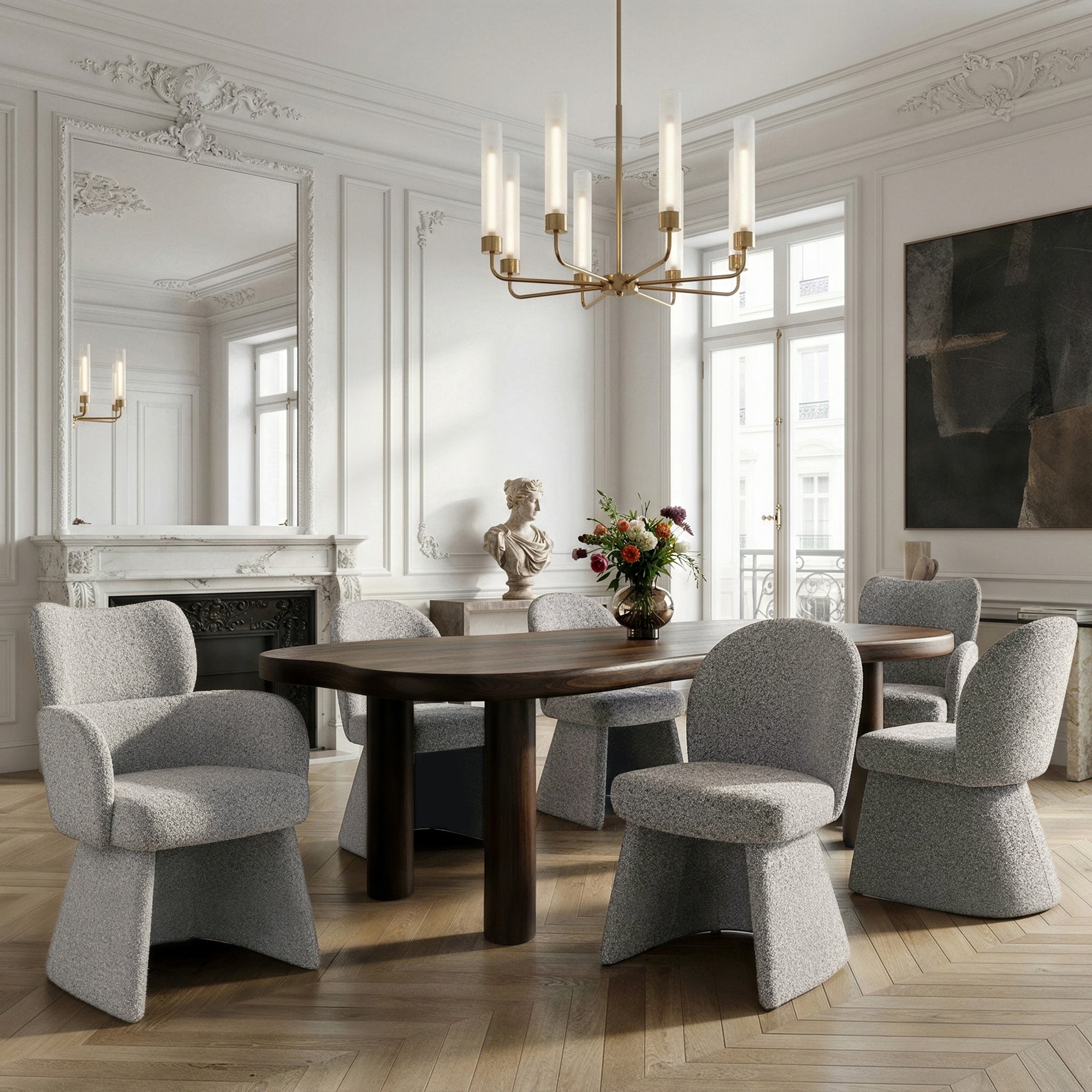 Zaloa/Noelle/Titani 7Pc Dining Set