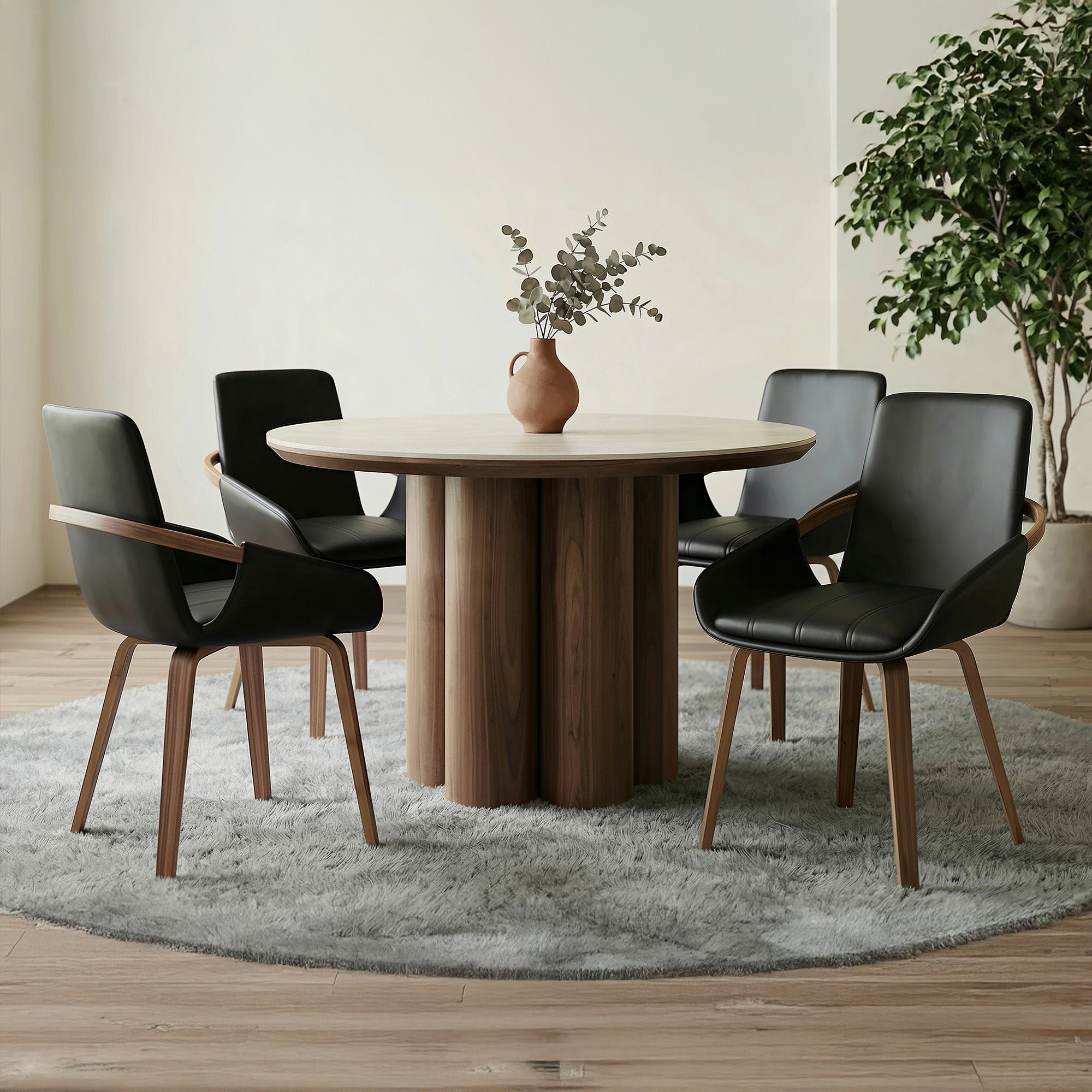 Seaton/Caspian 5Pc Dining Set