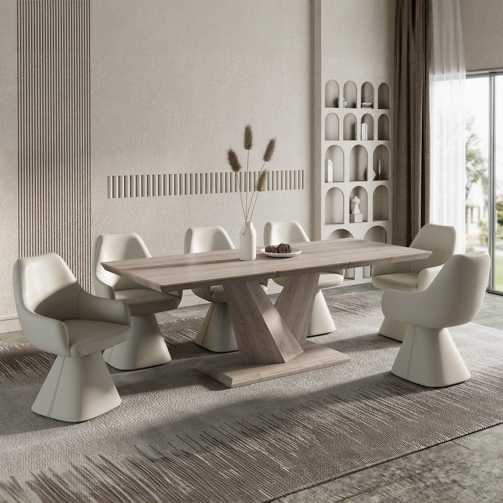 Eclipse/Caprese 7Pc Dining Set