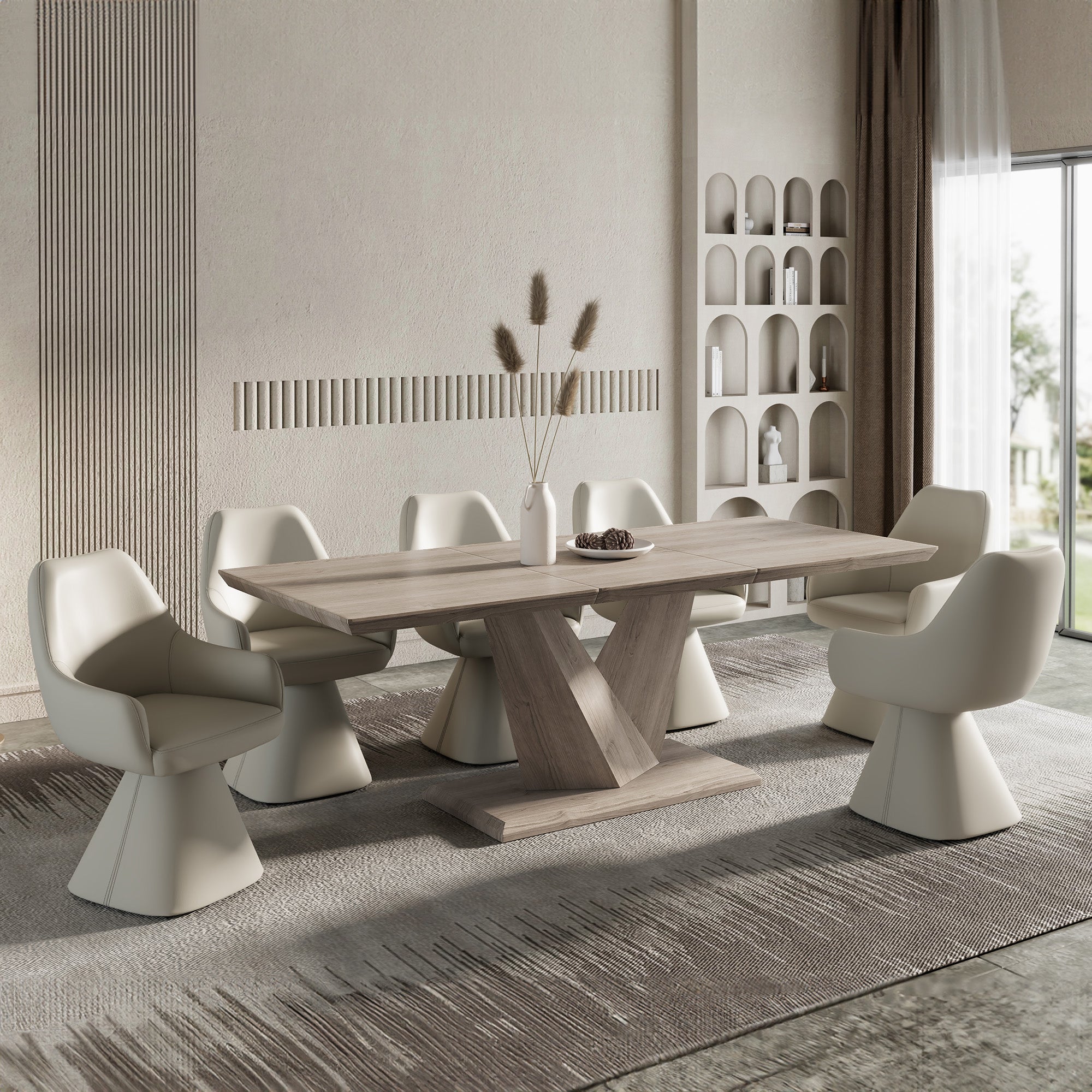 Eclipse/Caprese 7Pc Dining Set