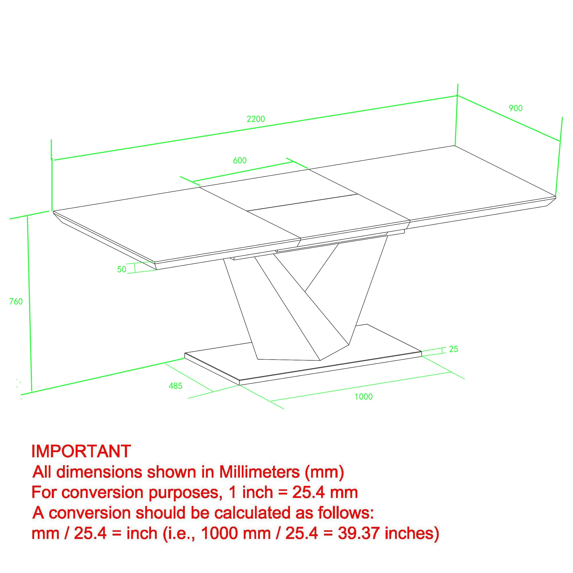 Eclipse/Caprese 7Pc Dining Set