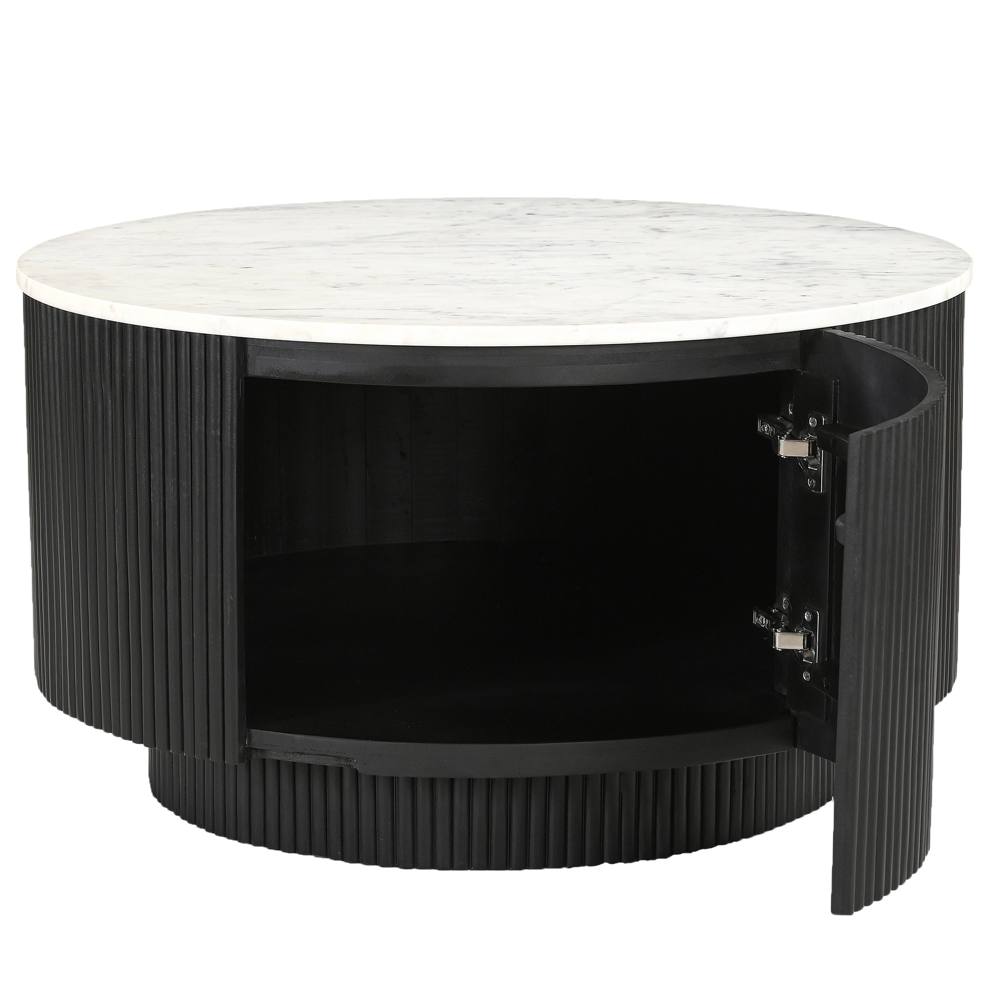 Reyna Round Coffee Table W/Storage