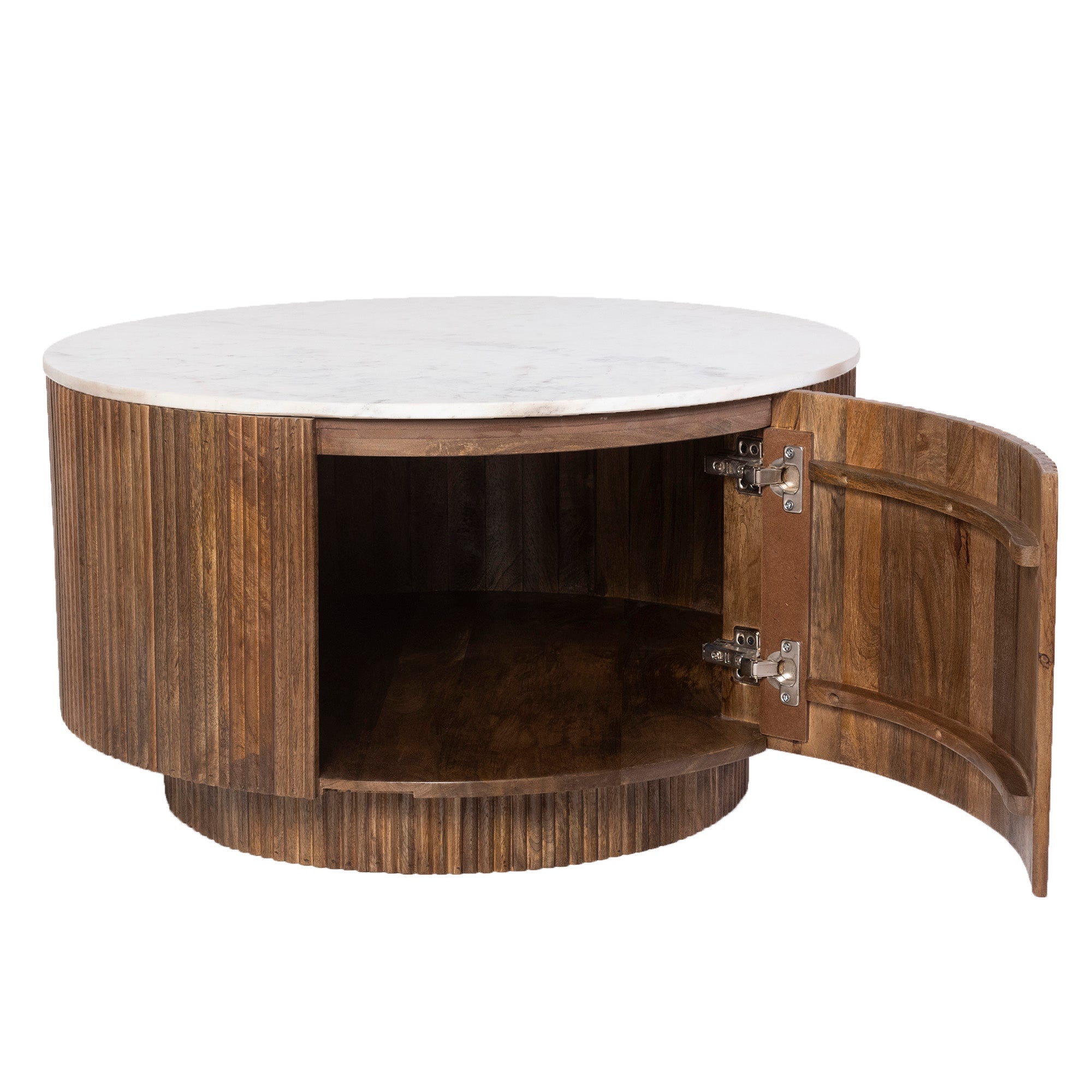 Reyna Round Coffee Table W/Storage