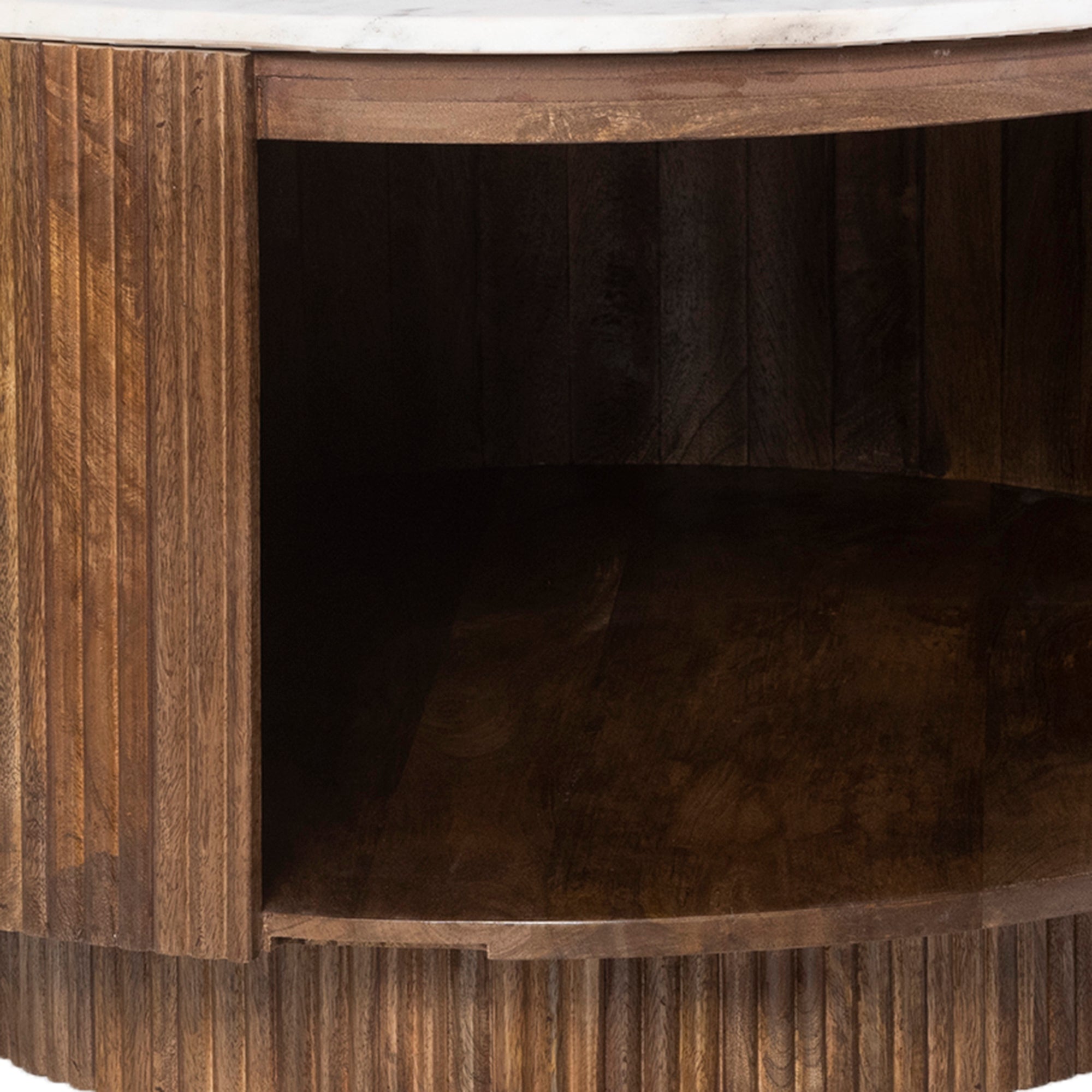 Reyna Round Coffee Table W/Storage