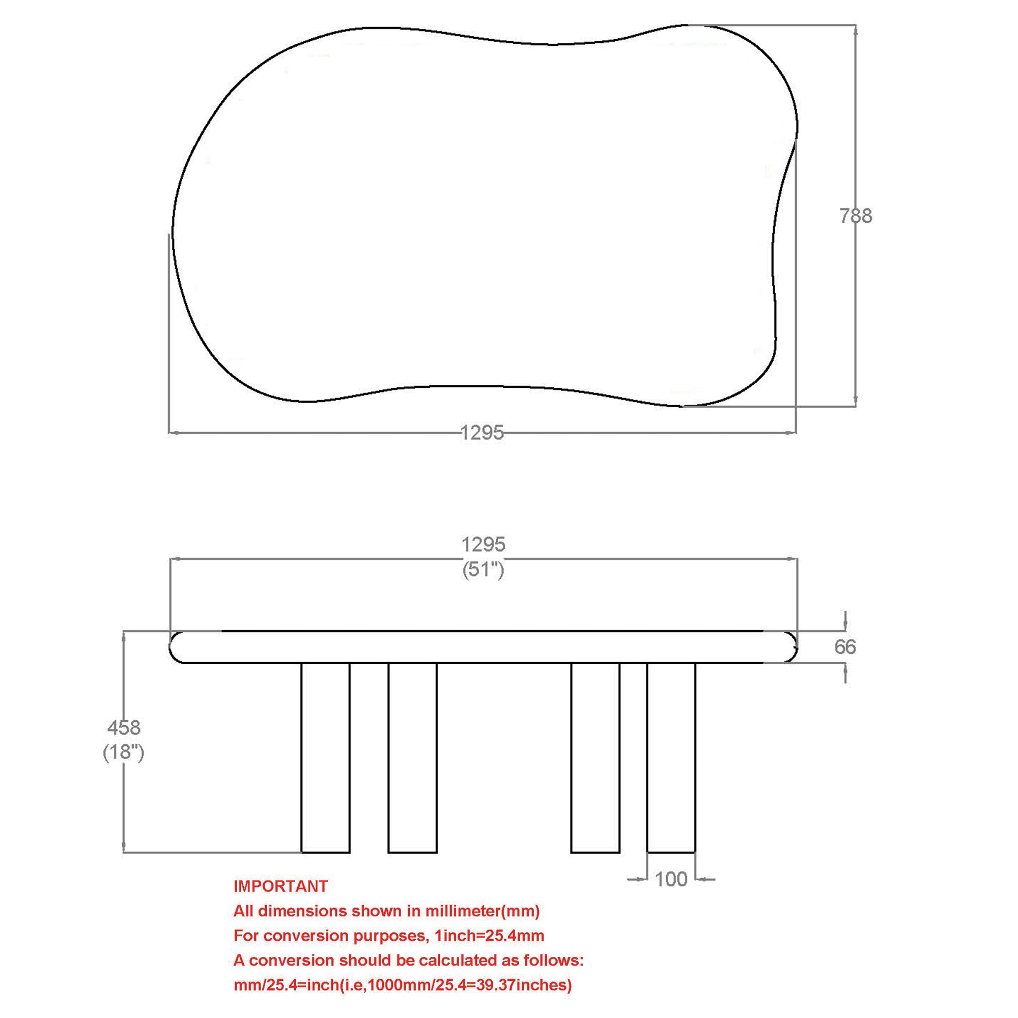 Zaloa Organic Coffee Table
