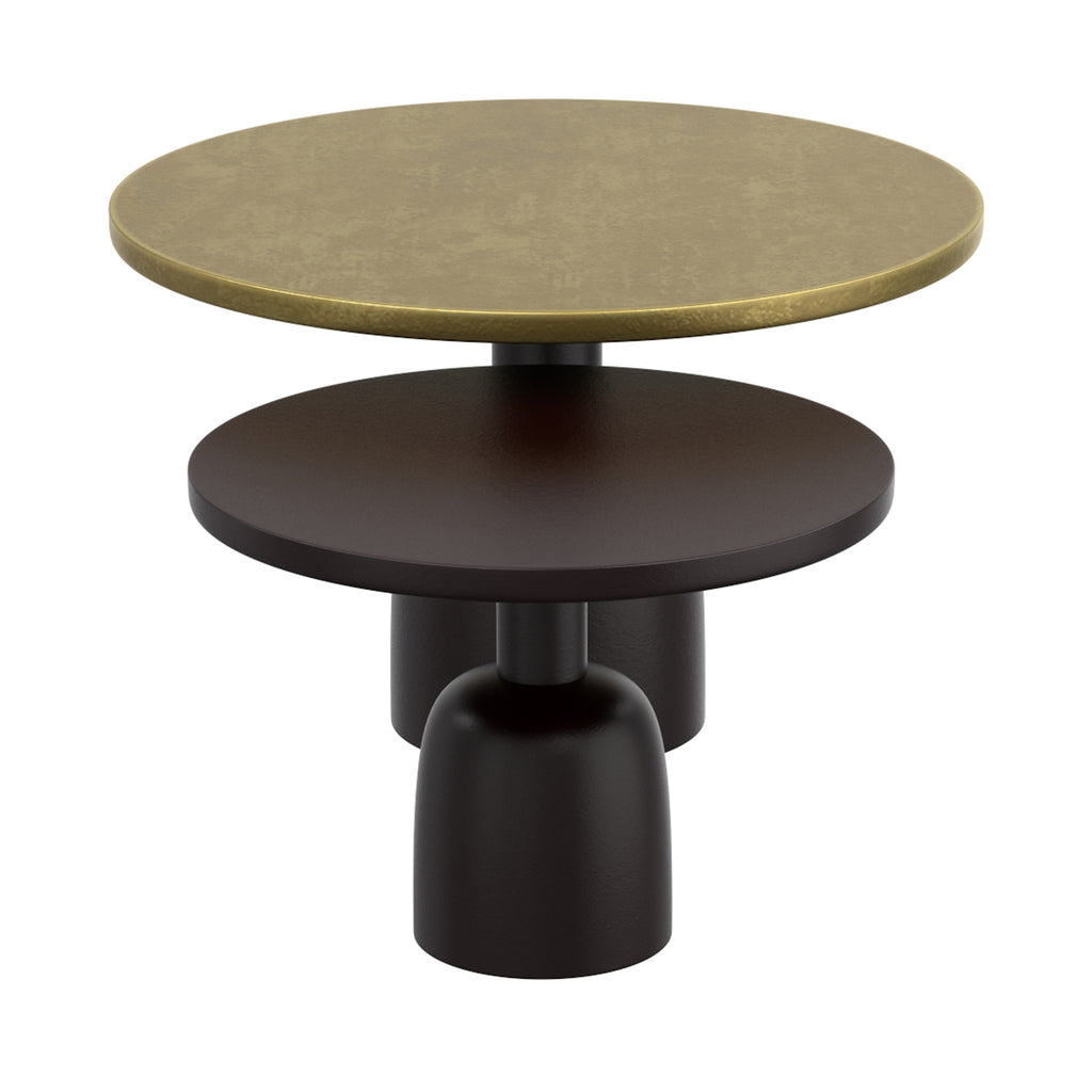 Adira 2Pc Round Coffee Table Set