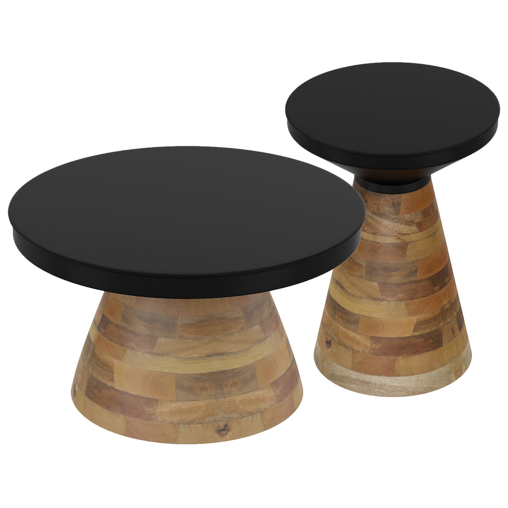 Boden 2Pc Round Coffee Table Set