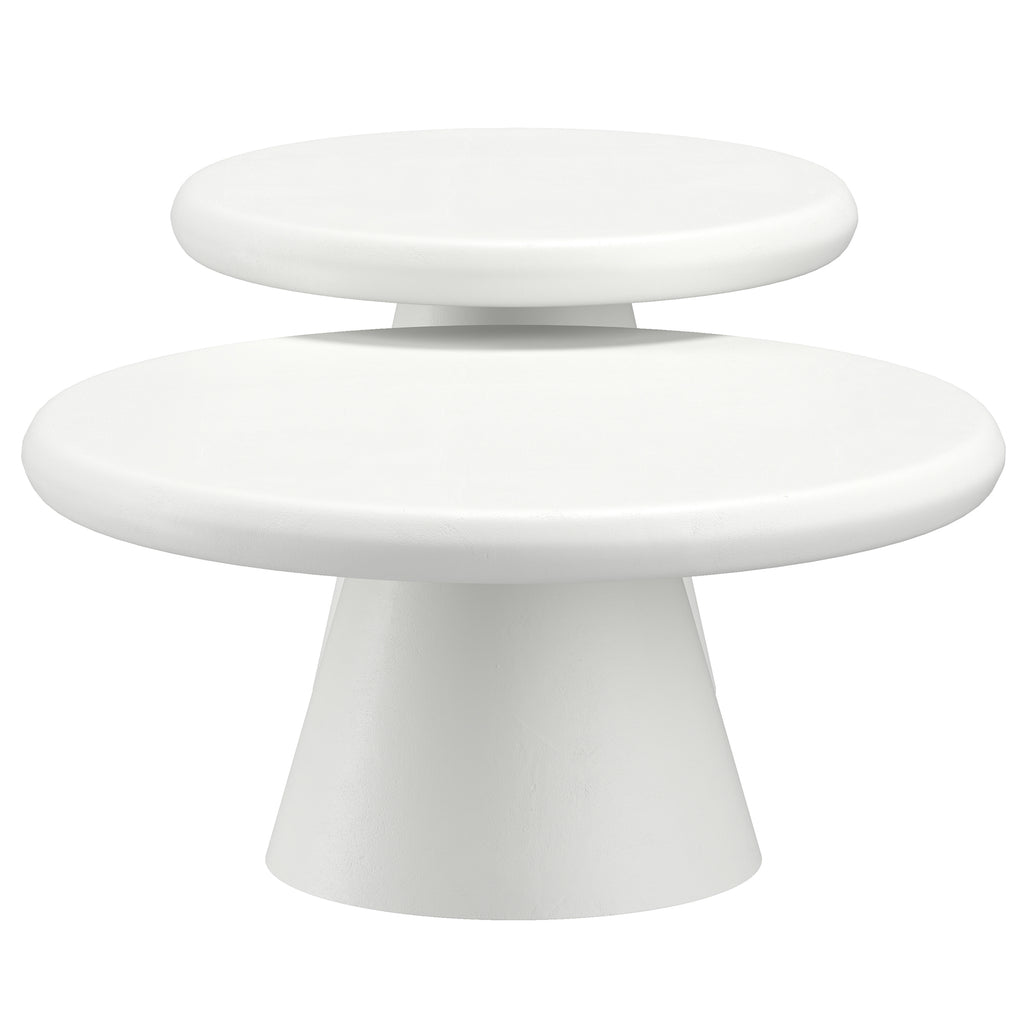 Galio 2Pc Round Coffee Table Set