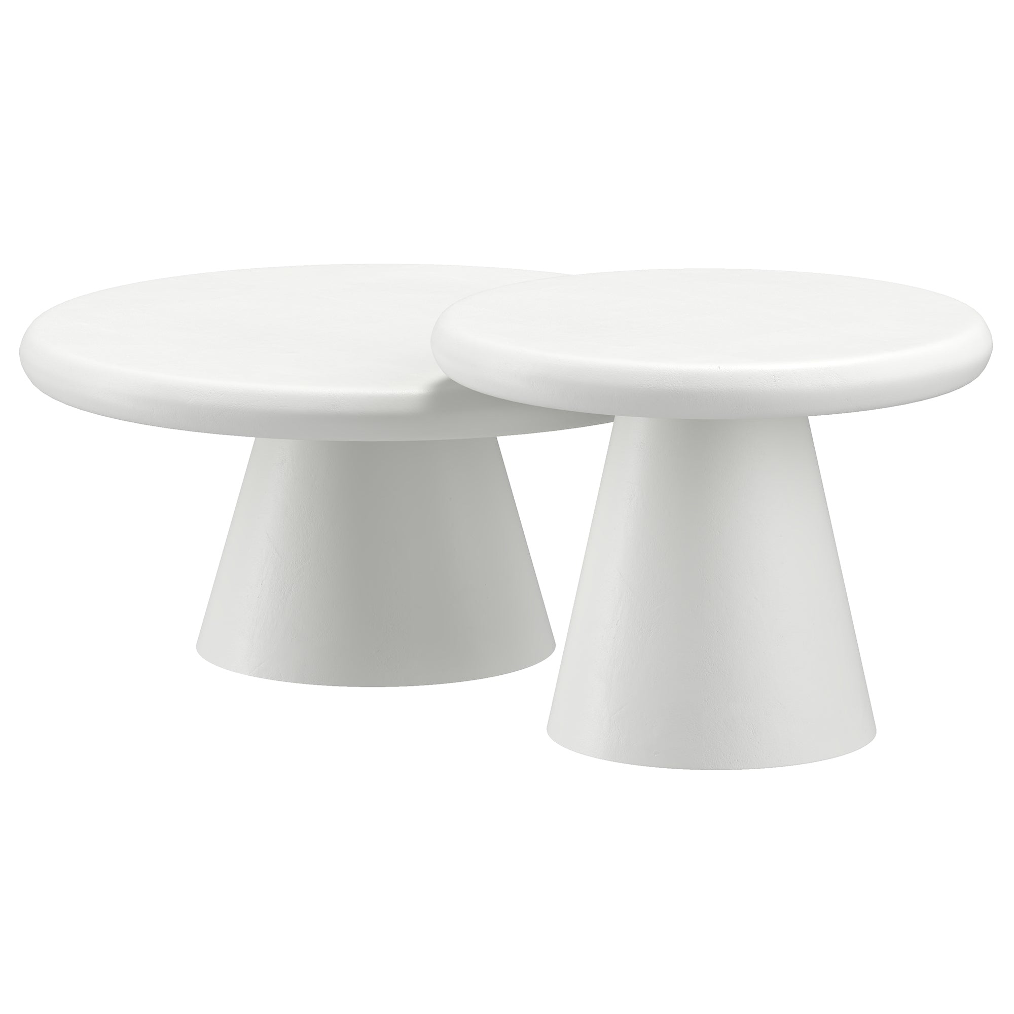 Galio 2Pc Round Coffee Table Set