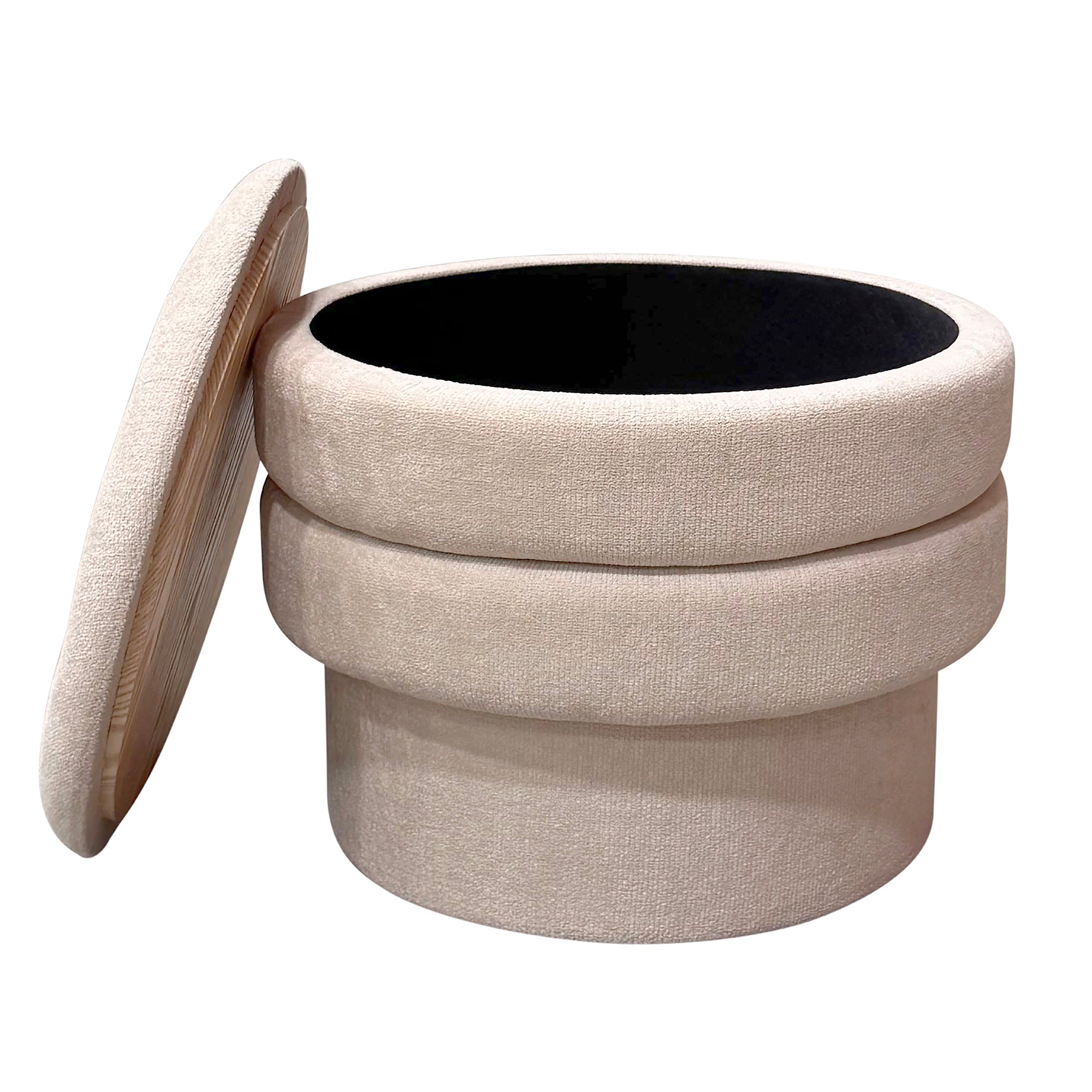 Kepler Round Storage Ottoman