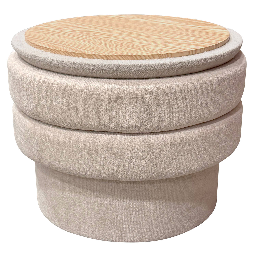Kepler Round Storage Ottoman