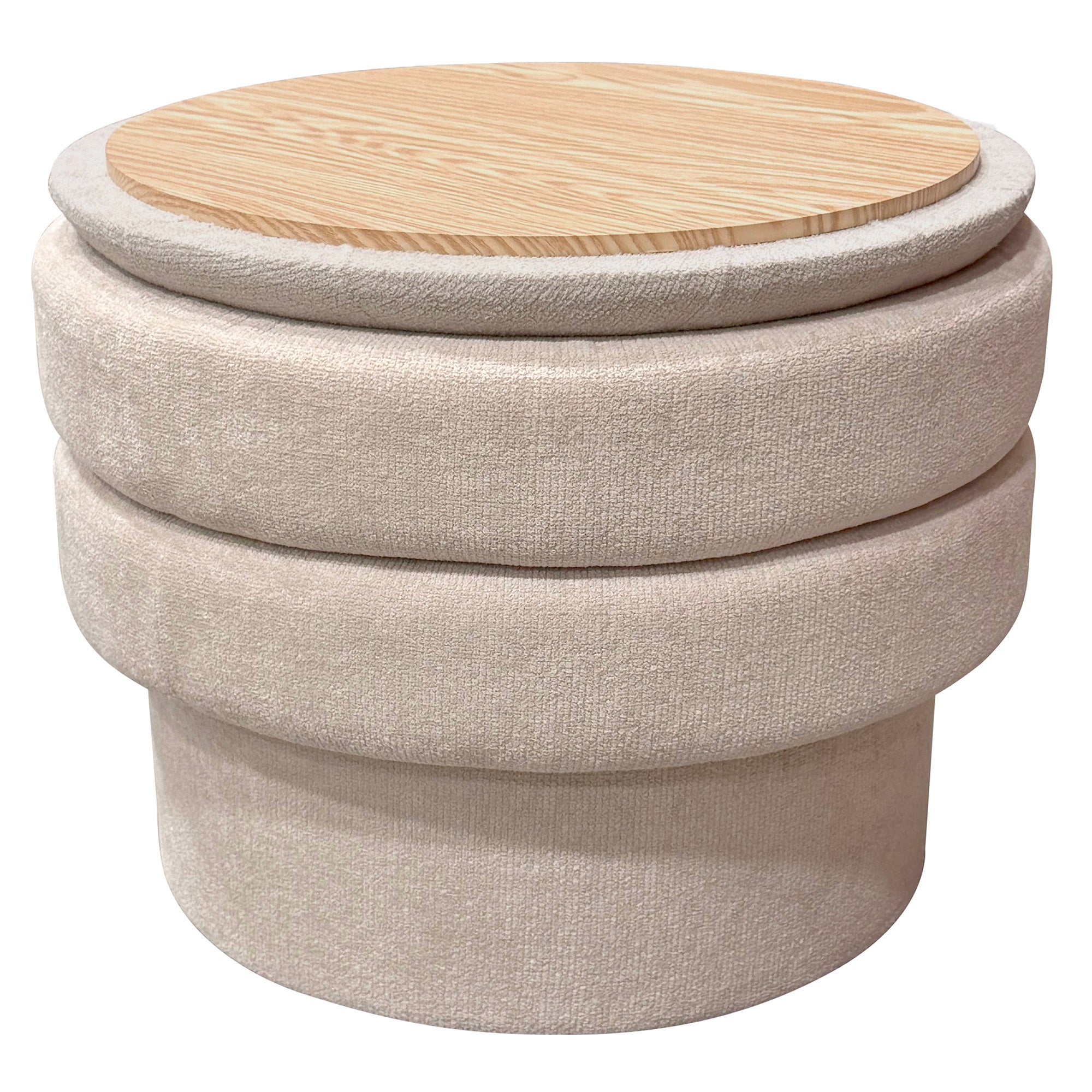 Kepler Round Storage Ottoman