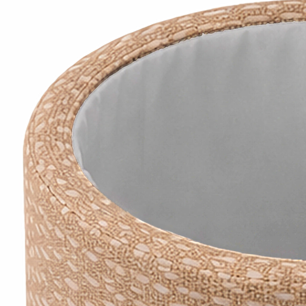 Fenna Round Ottoman