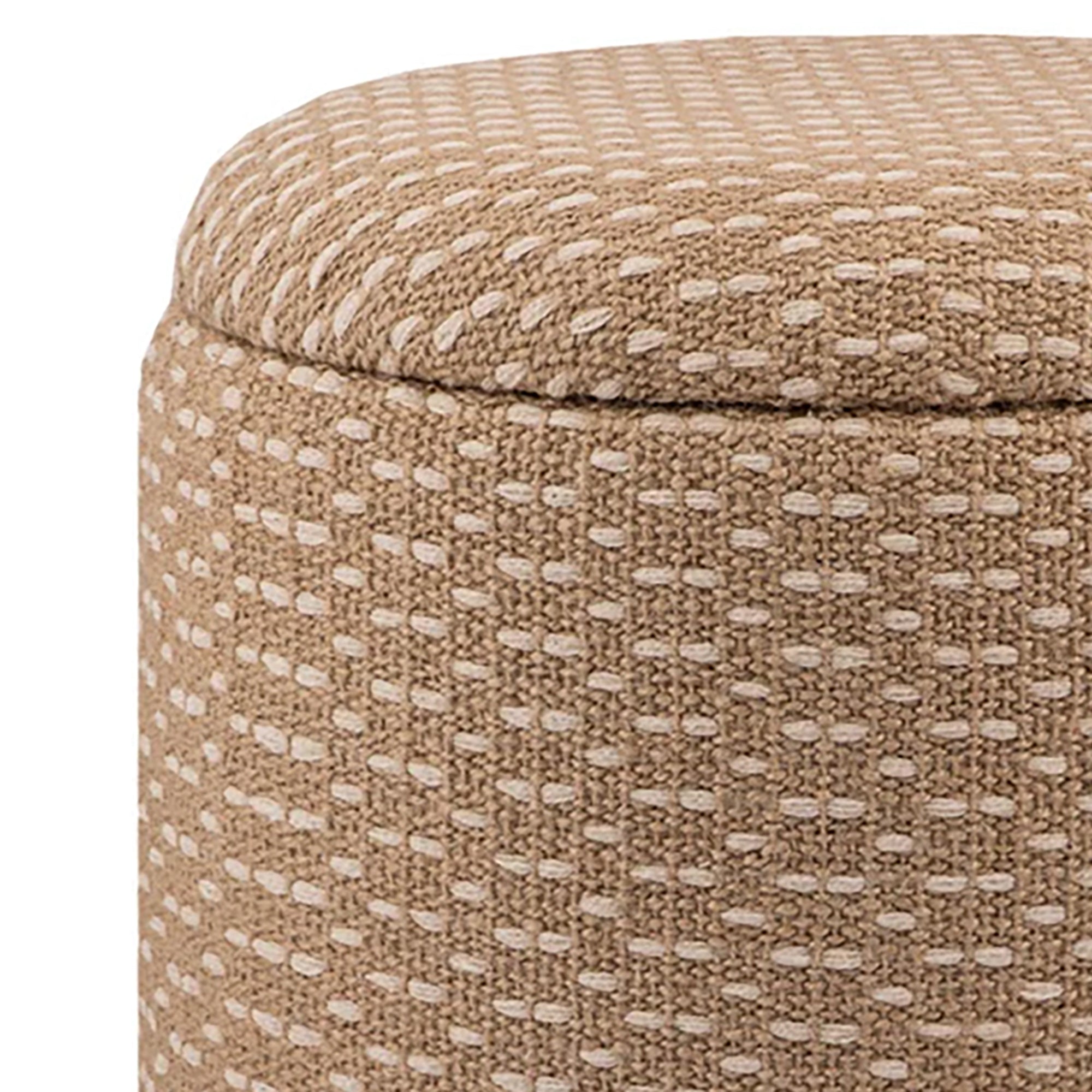 Fenna Round Ottoman