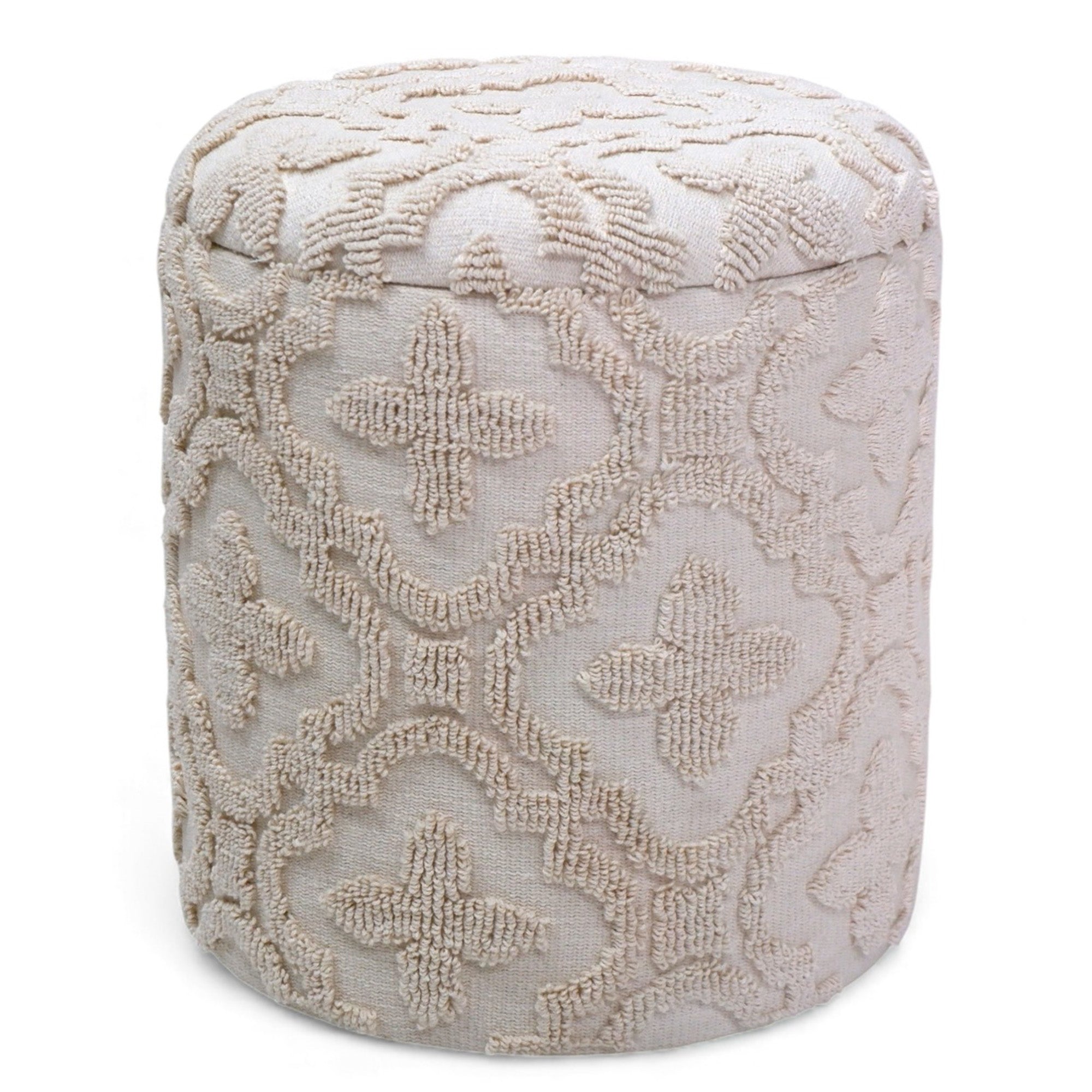 Magnolia Round Storage Ottoman
