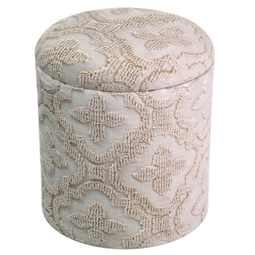 Magnolia Round Storage Ottoman