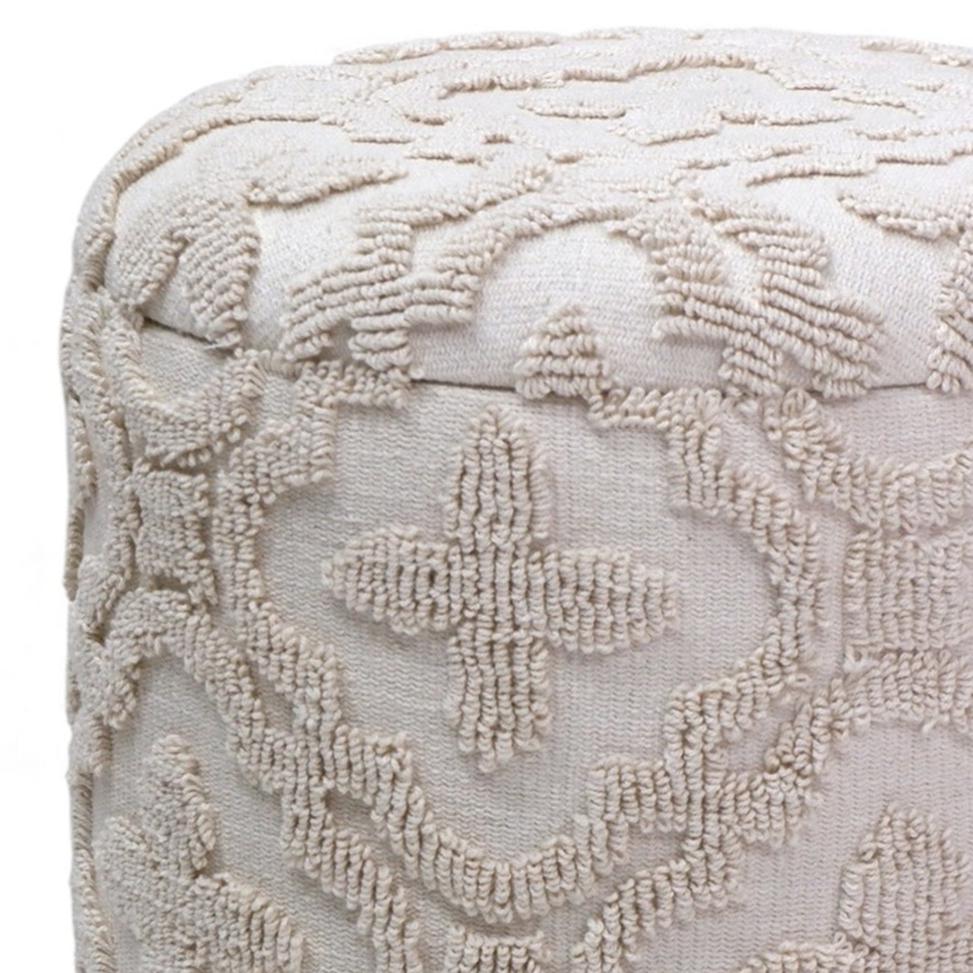Magnolia Round Storage Ottoman