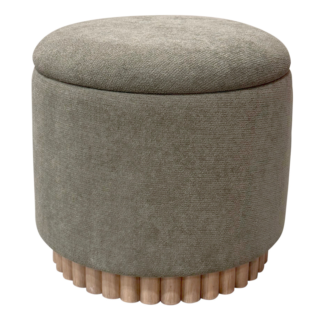 Sadie Round Storage Ottoman