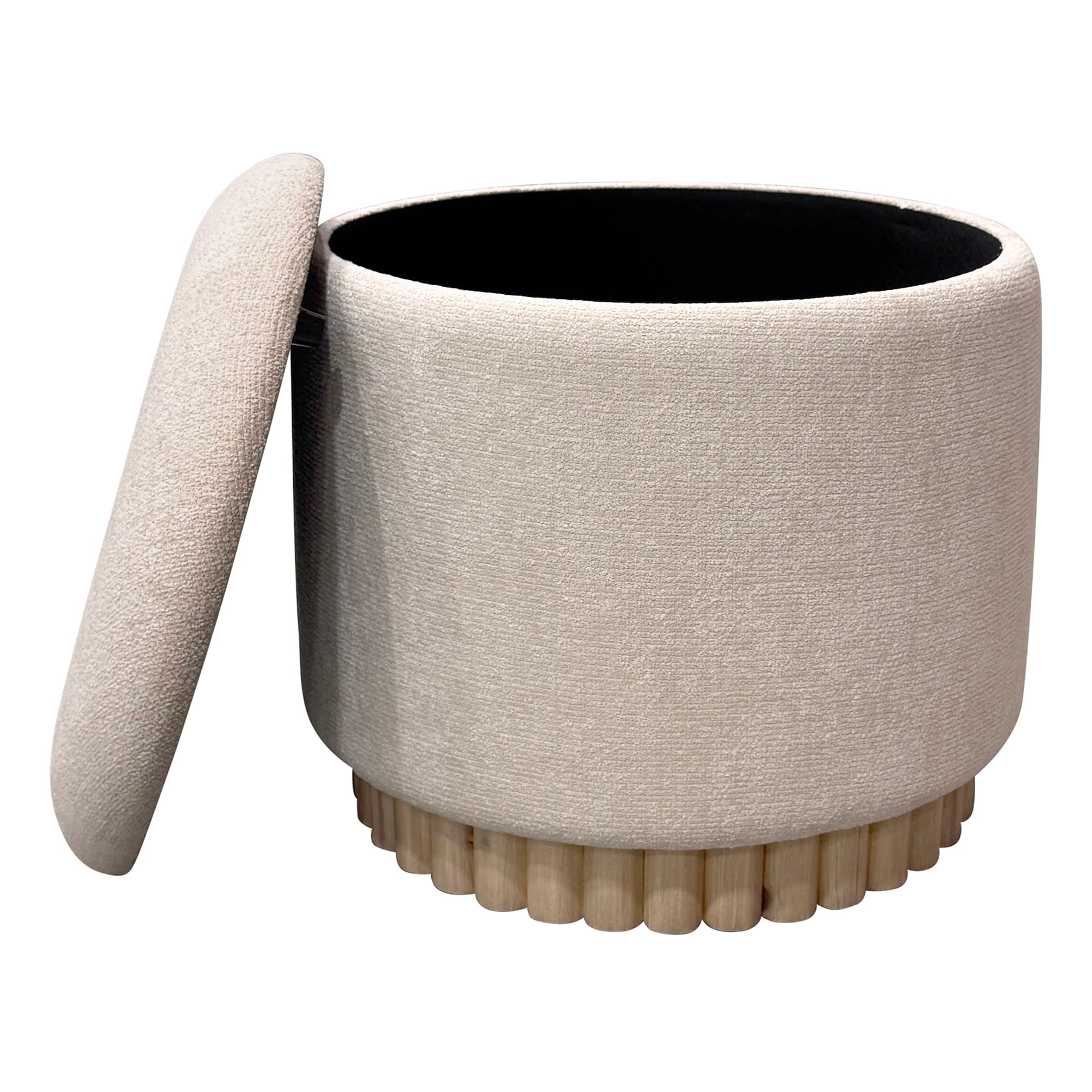 Sadie Round Storage Ottoman