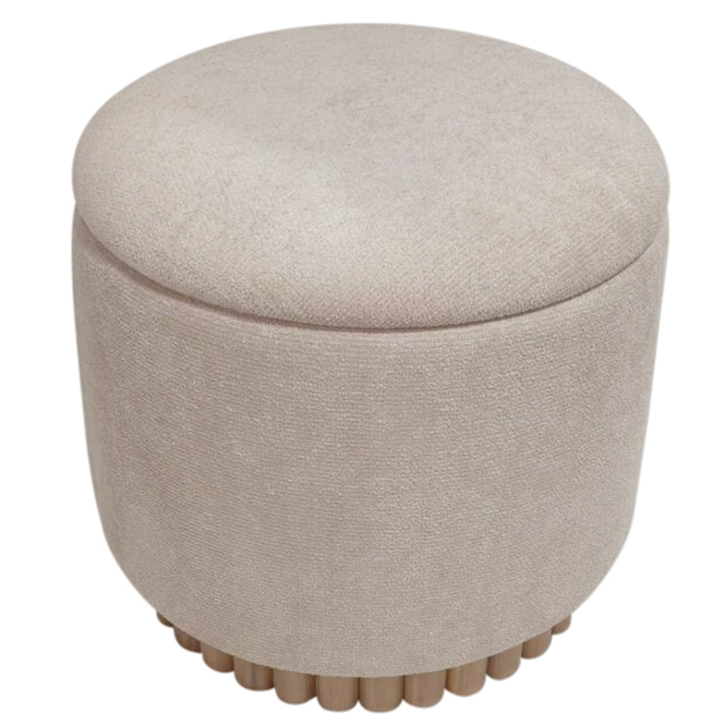 Sadie Round Storage Ottoman