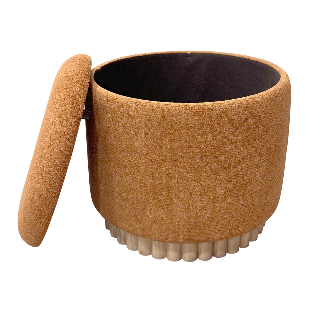 Sadie Round Storage Ottoman