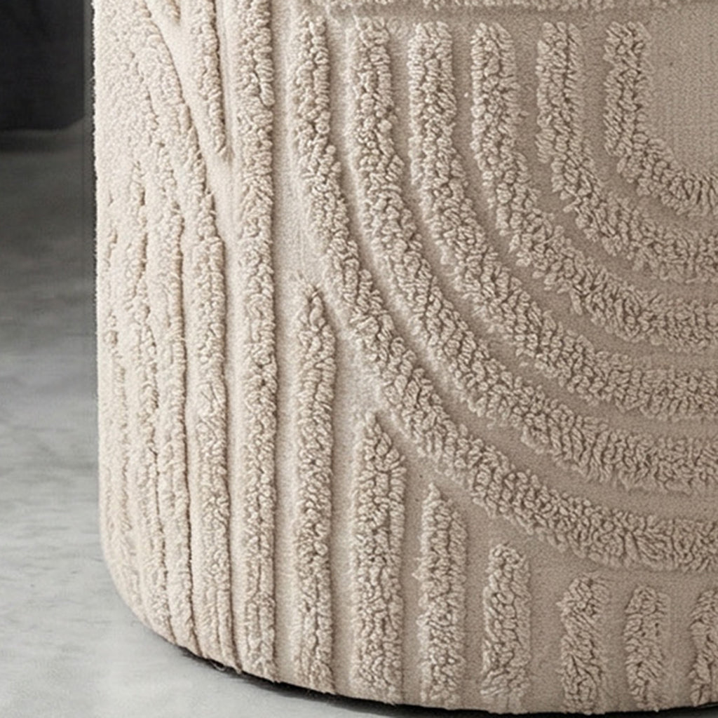 Lullu Round Storage Ottoman