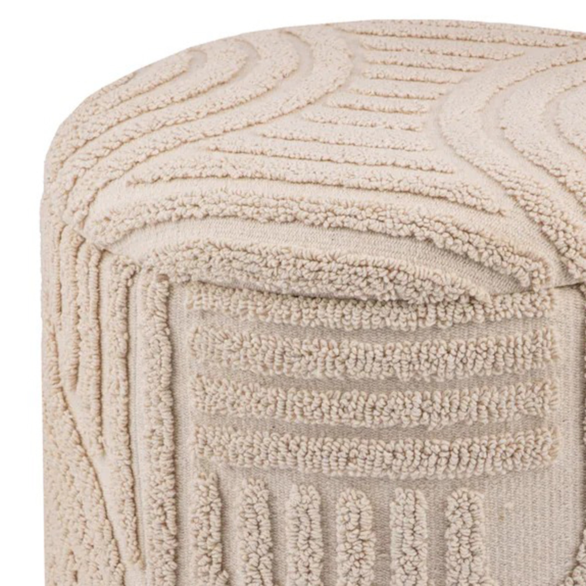 Lullu Round Storage Ottoman