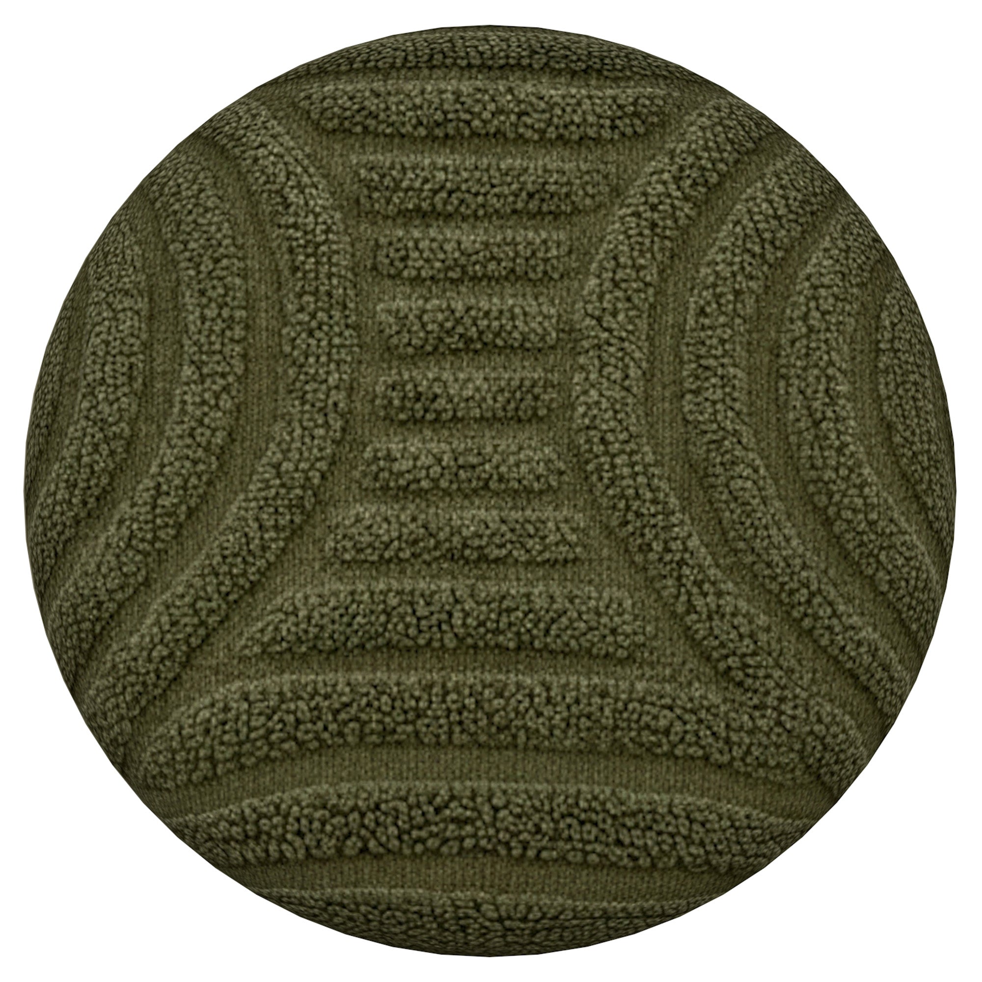 Lullu Round Storage Ottoman