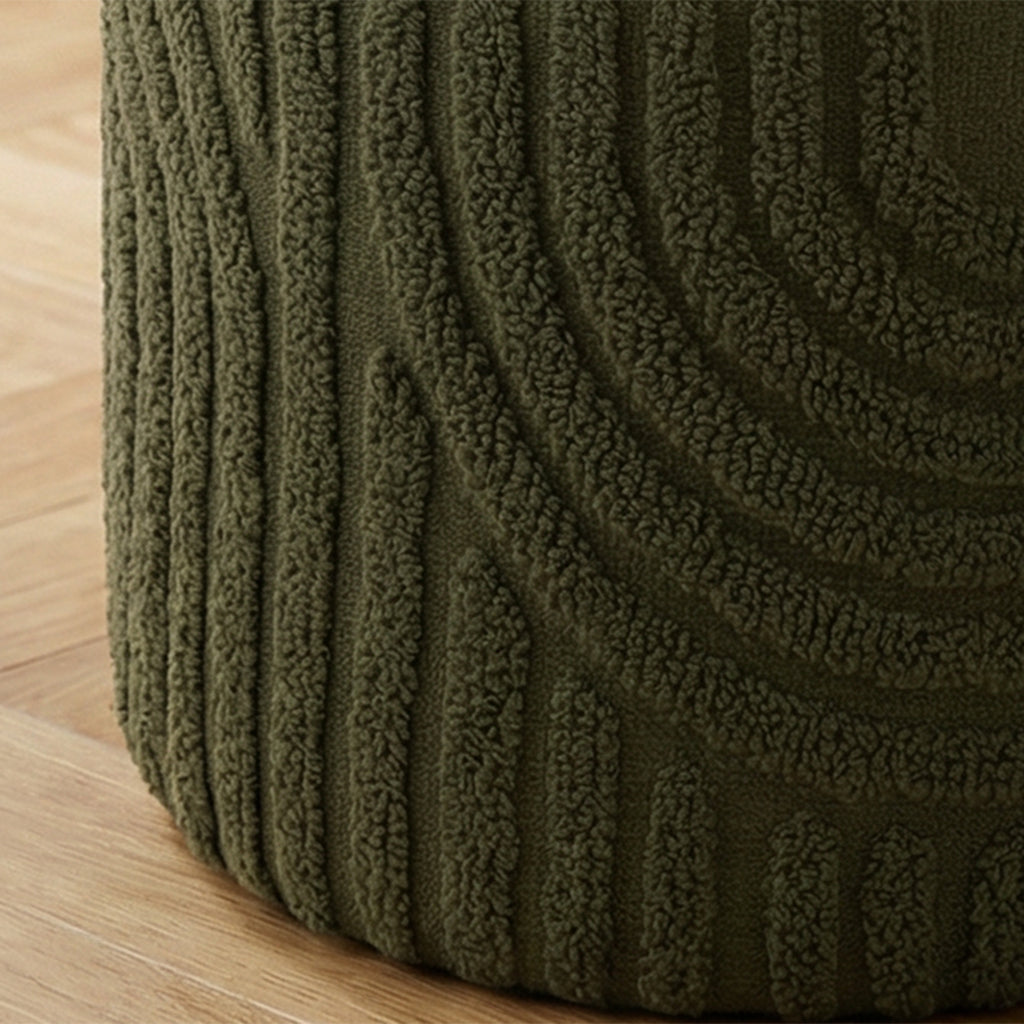 Lullu Round Storage Ottoman