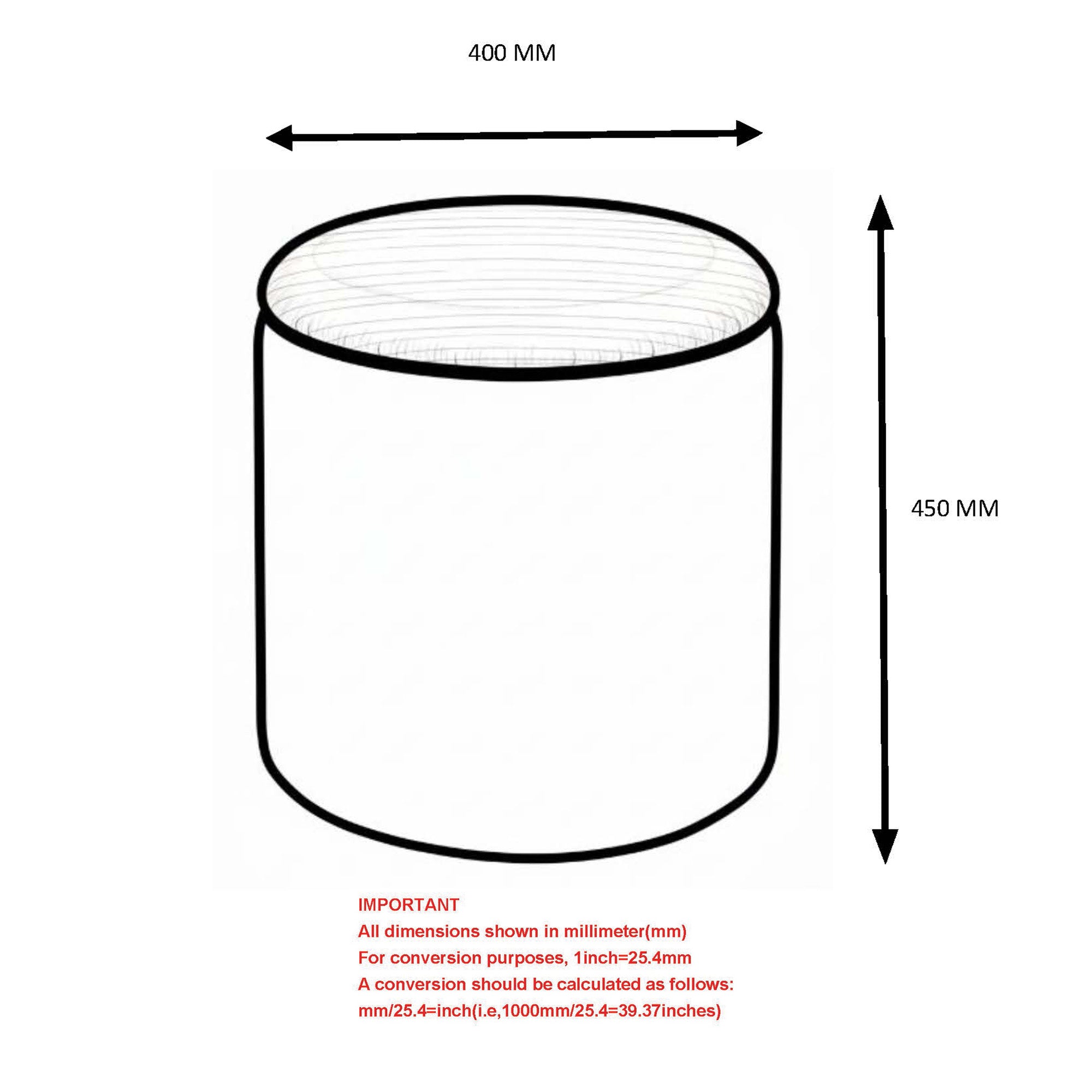 Twyla Round Storage Ottoman