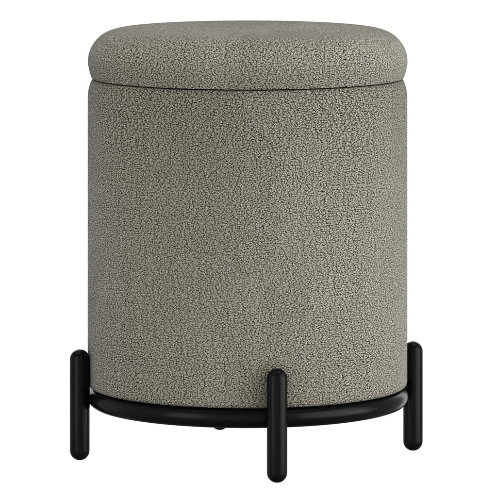 Castor Round Storage Ottoman