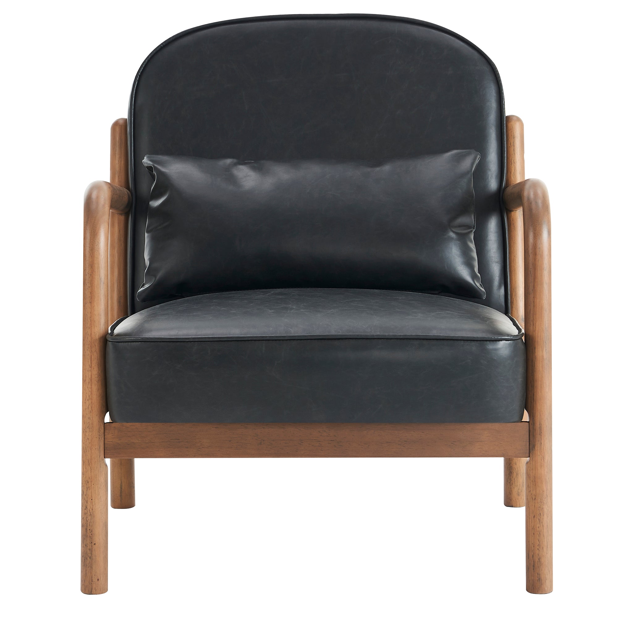 Fani Accent Chair, Faux Leather