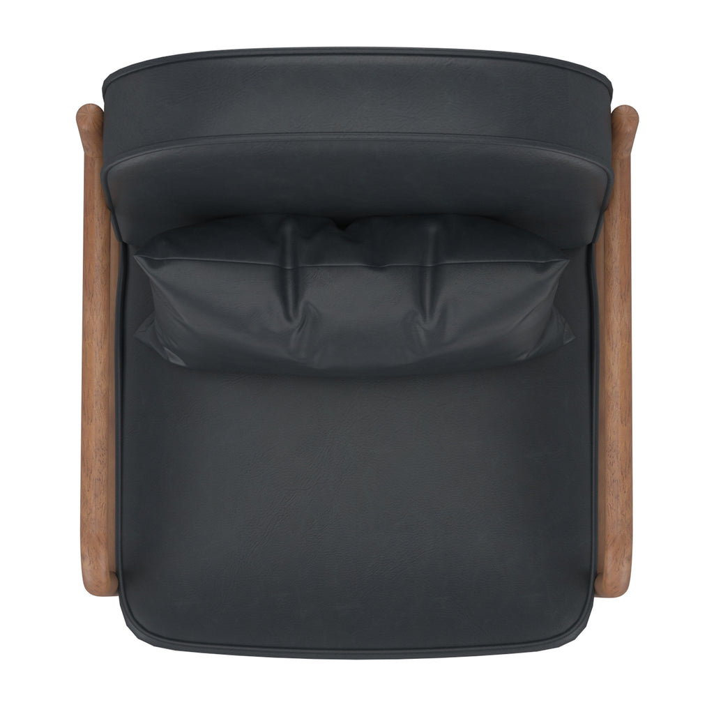 Fani Accent Chair, Faux Leather
