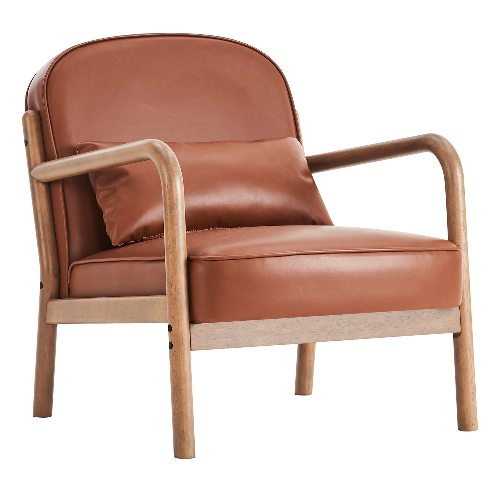 Fani Accent Chair, Faux Leather