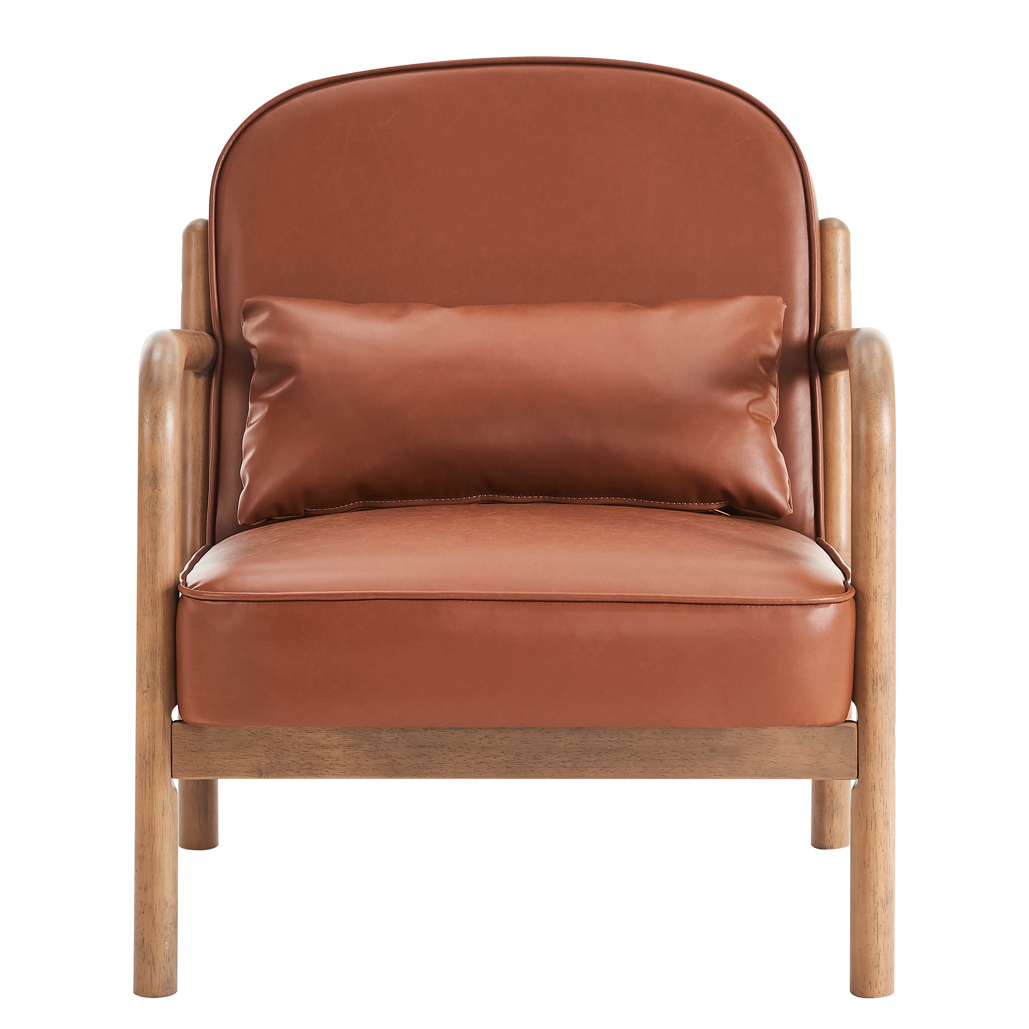 Fani Accent Chair, Faux Leather