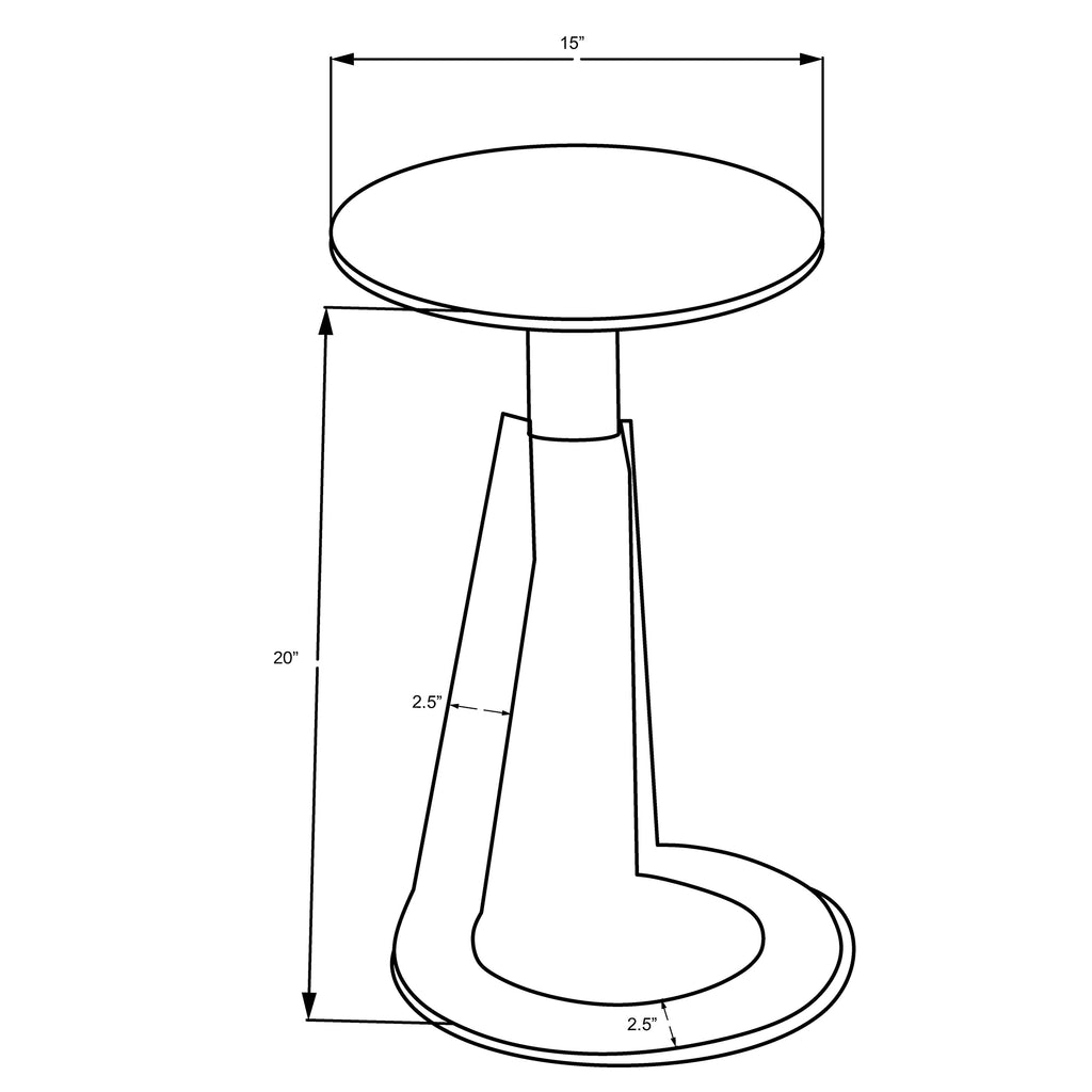 Devas Round Accent Table