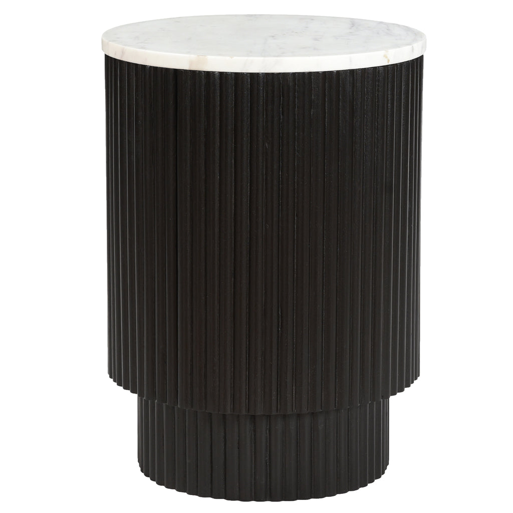Reyna Round Accent Table W/Storage