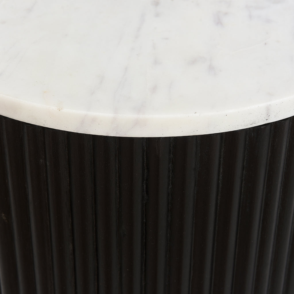 Reyna Round Accent Table W/Storage