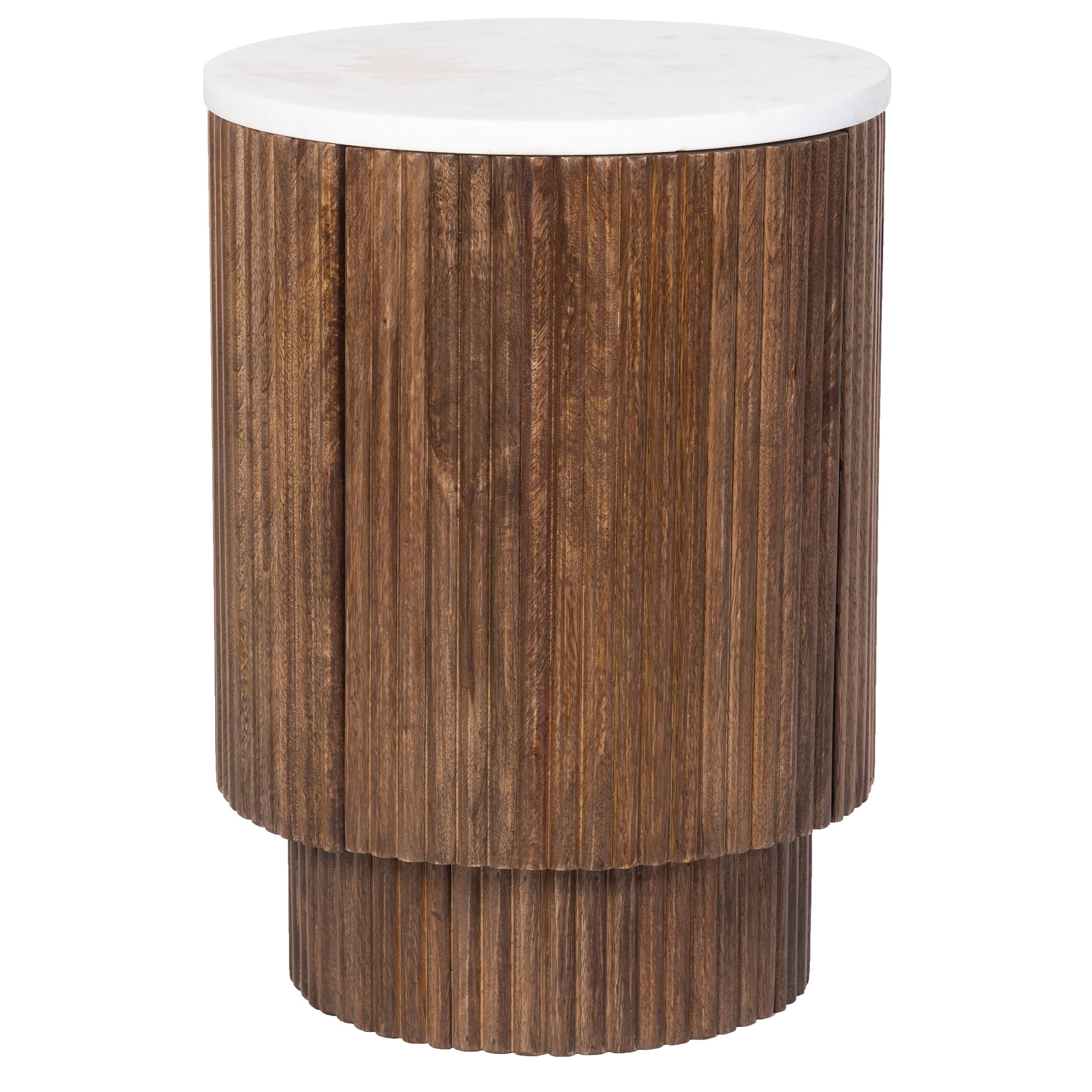 Reyna Round Accent Table W/Storage