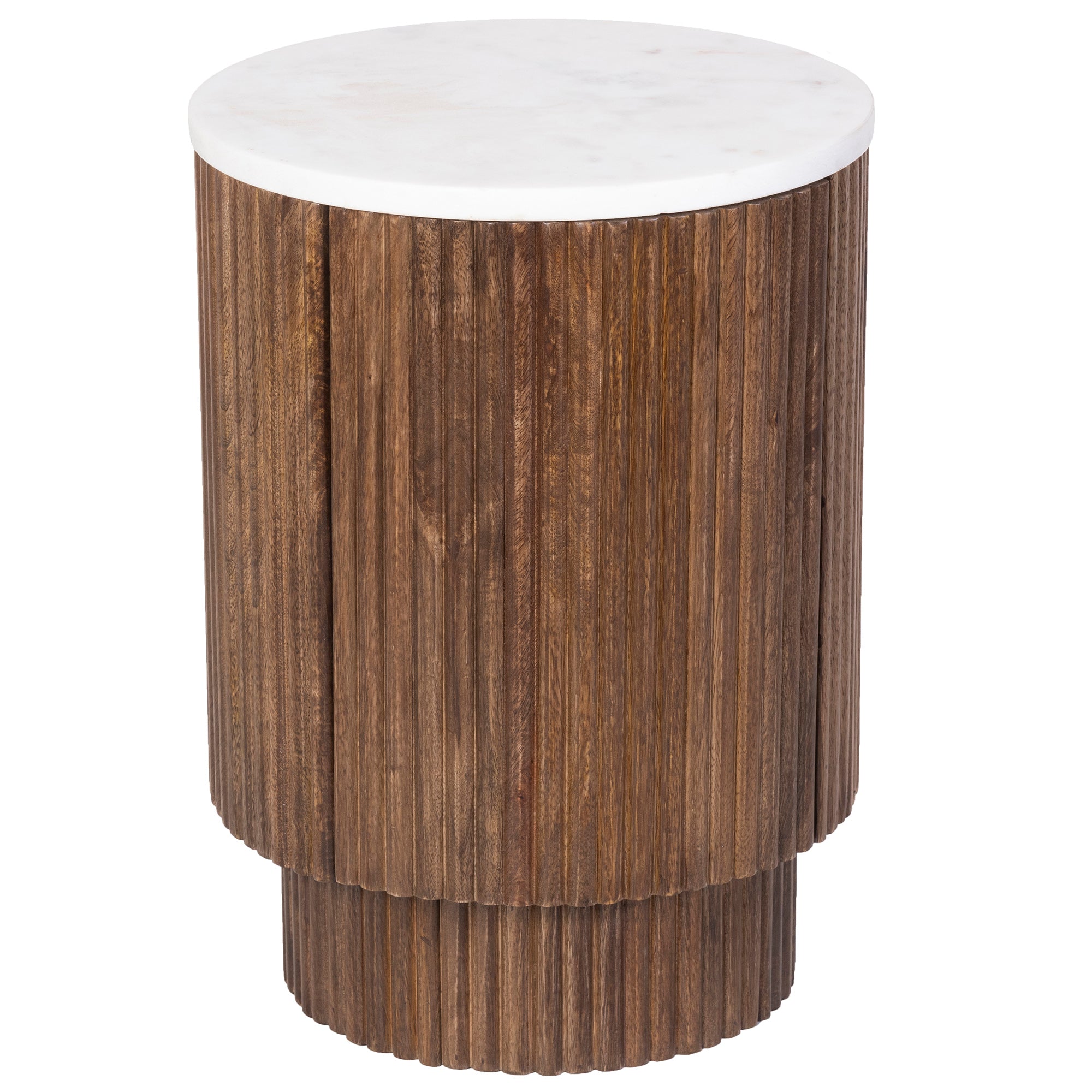 Reyna Round Accent Table W/Storage